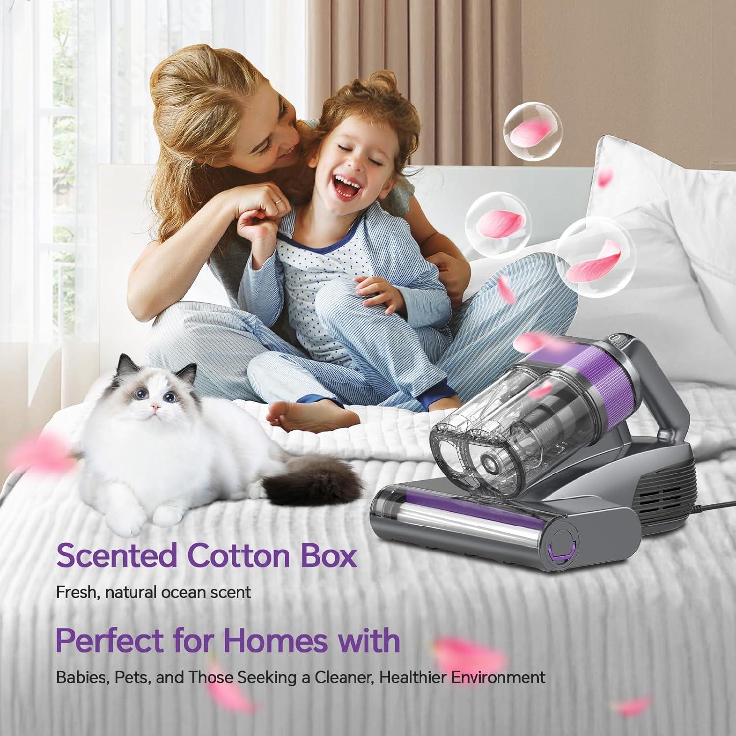 Aspiradora de Colchones Airpher V1 500W con Luz UV-C y Filtro HEPA