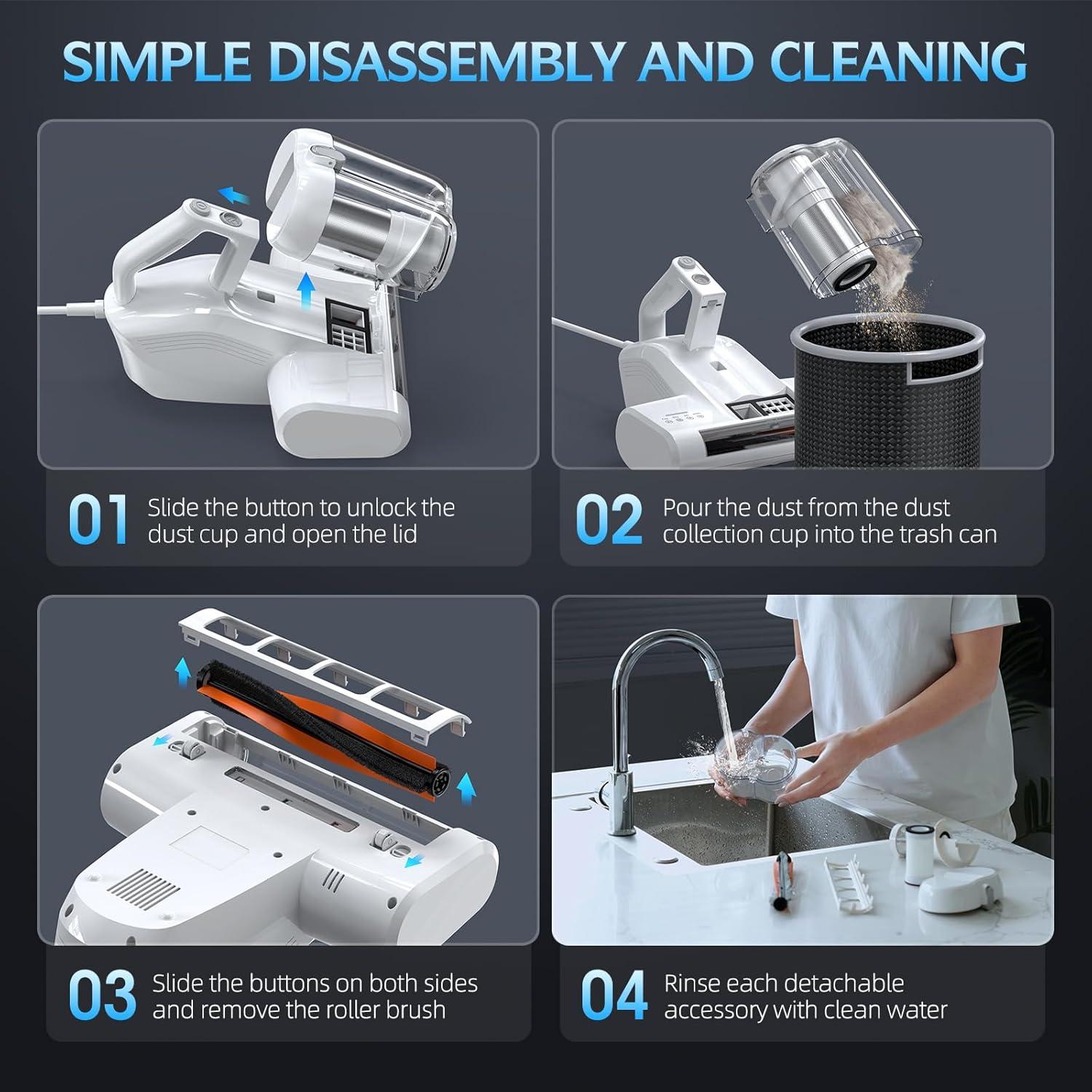 Limpiador de colchones JPHYLL Ultra-UVC-K16 600W con luz UV-C