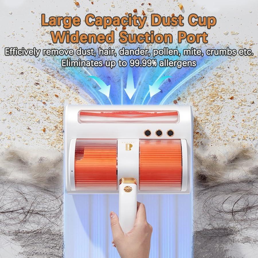 Aspiradora de Colchones Boreas VC0011 con Luz UV-C 253.7nm