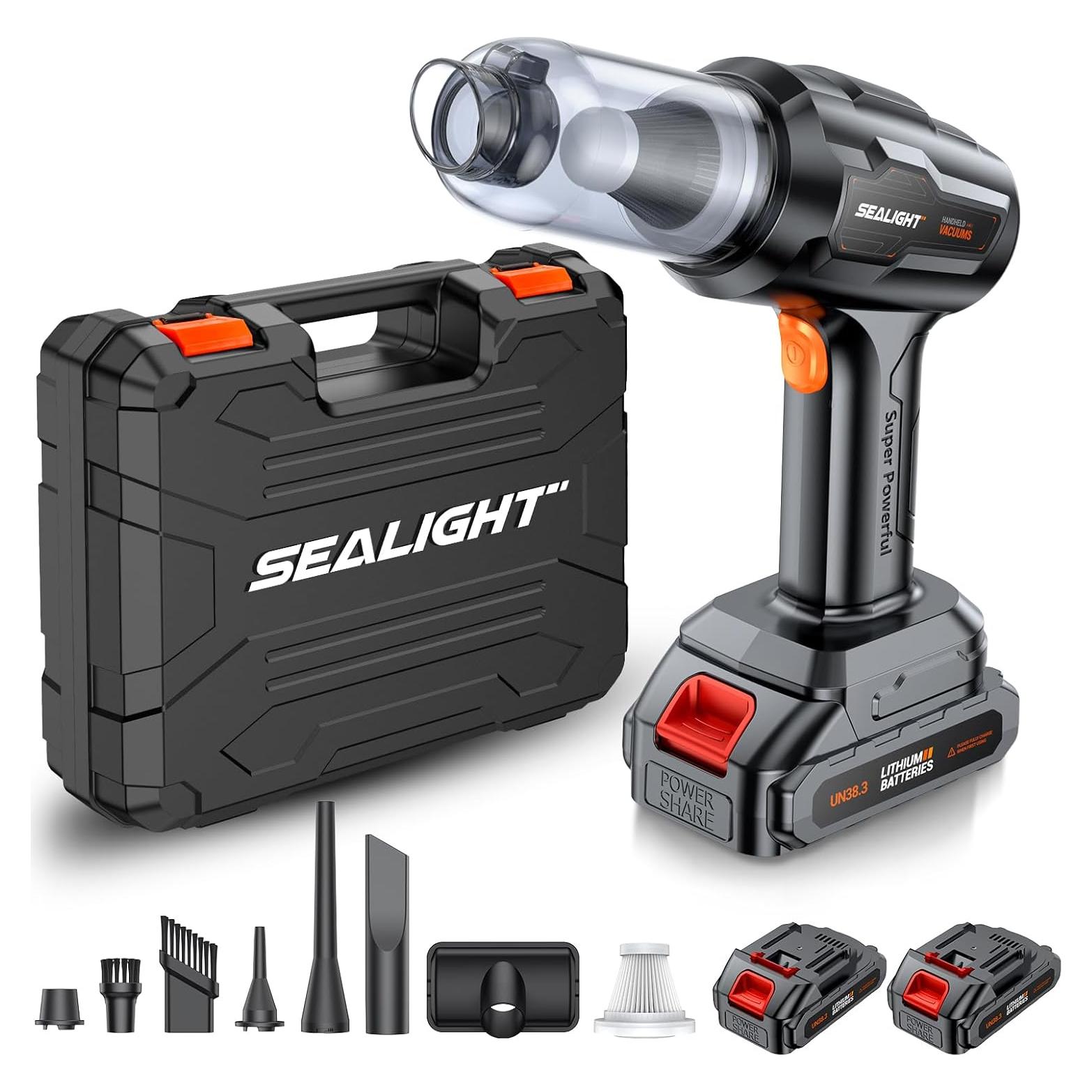 Aspiradora de Mano Inalámbrica SEALIGHT X1P 120W 30min