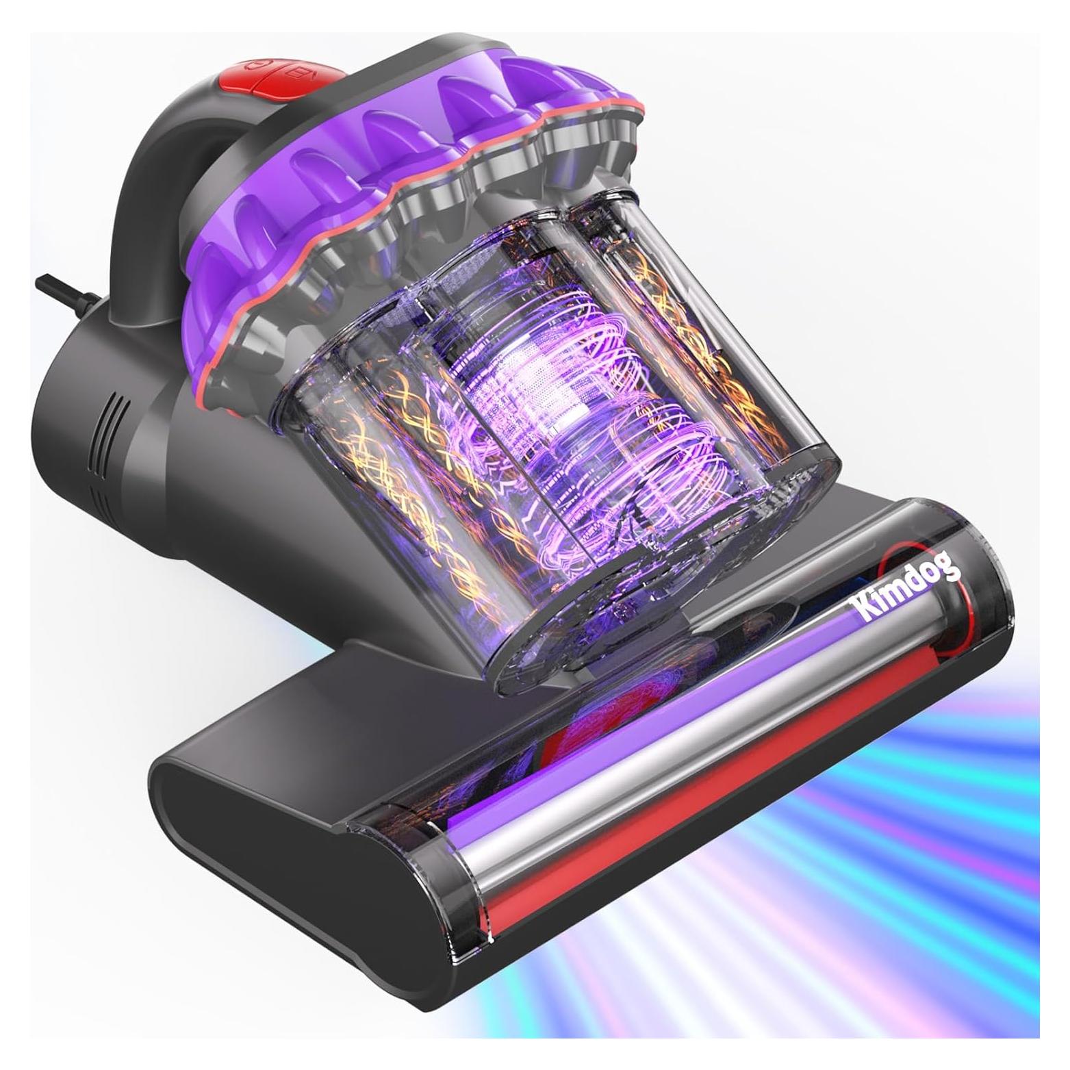 Aspiradora de Colchón Kimdog CM003 500W con Luz UV-C y Filtro HEPA