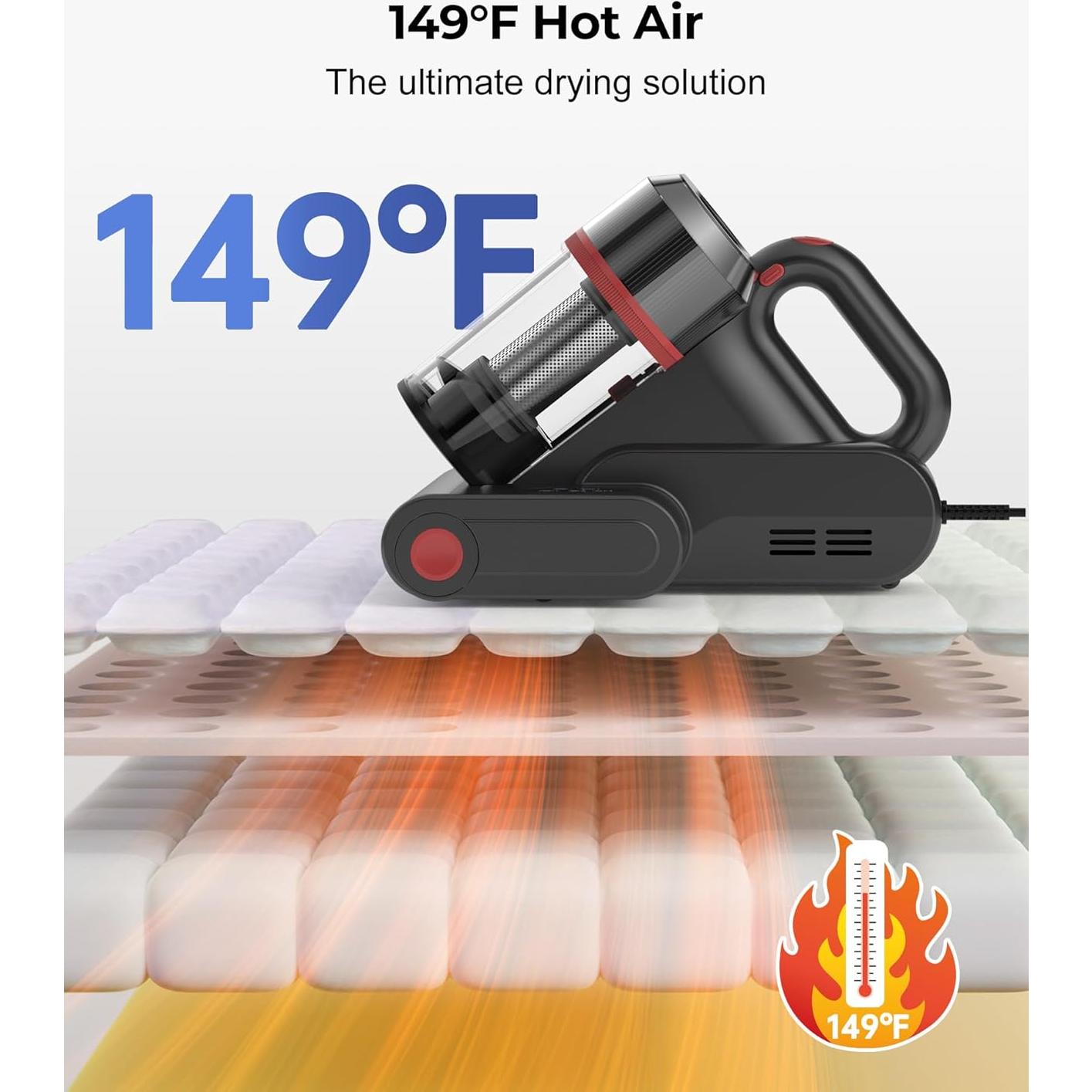 Aspiradora de Mano Abolee VC001 con Luz UV-C y 16kPa