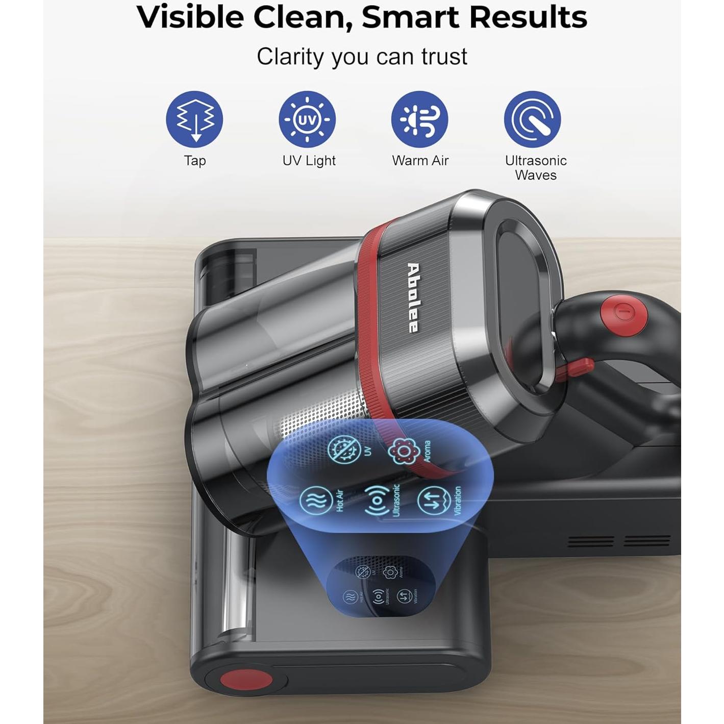 Aspiradora de Mano Abolee VC001 con Luz UV-C y 16kPa