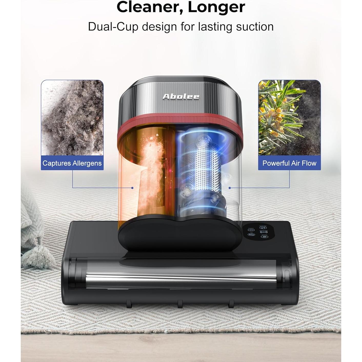 Aspiradora de Mano Abolee VC001 con Luz UV-C y 16kPa