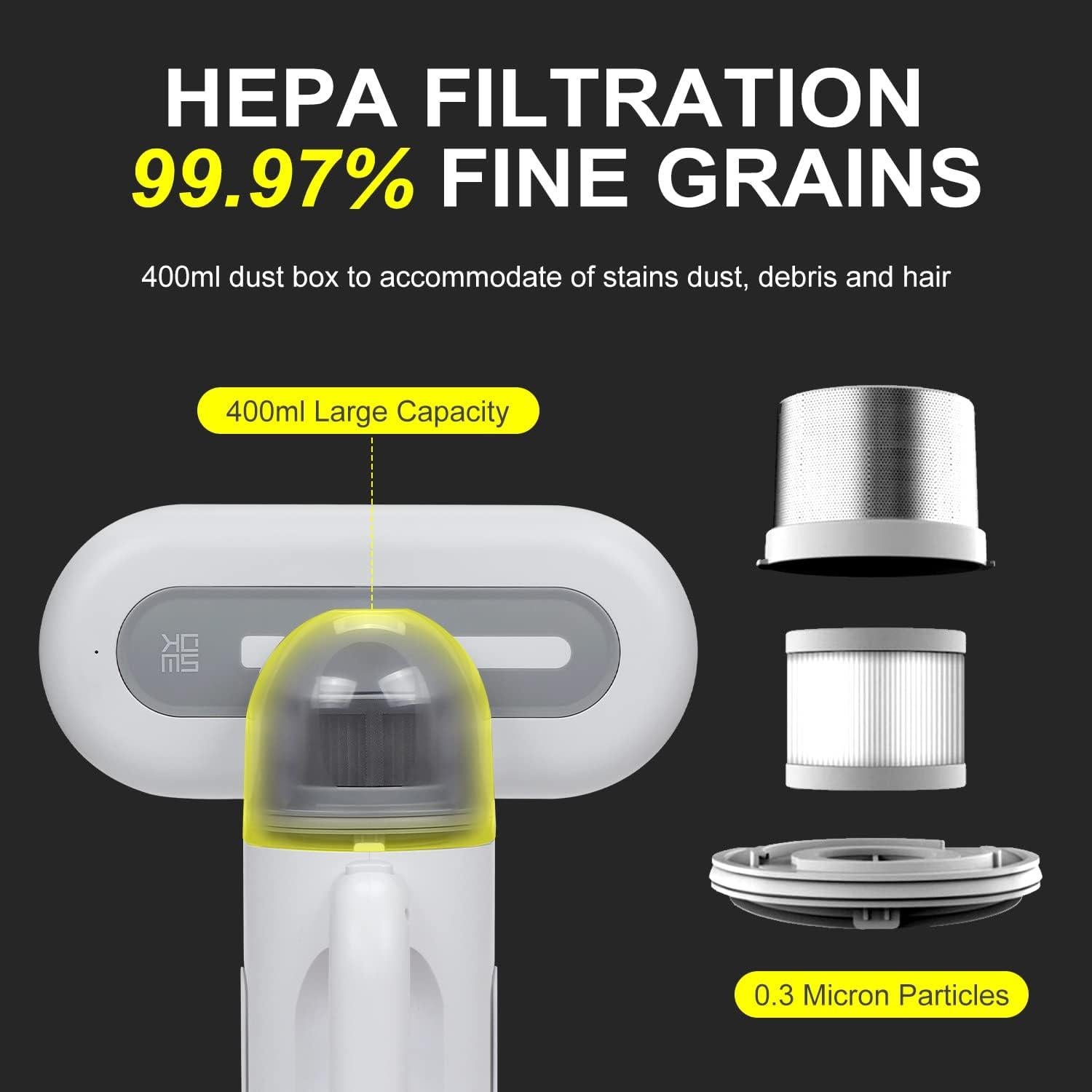 Aspiradora de Colchón SWDK KC301 400W con Filtro HEPA