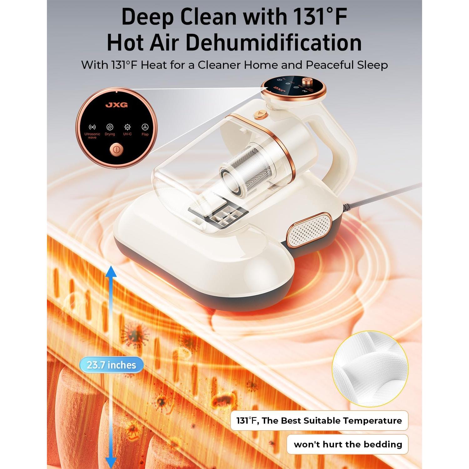 Limpiador de colchones JXG AXC-22AC55C 17000PA con luz UV-C