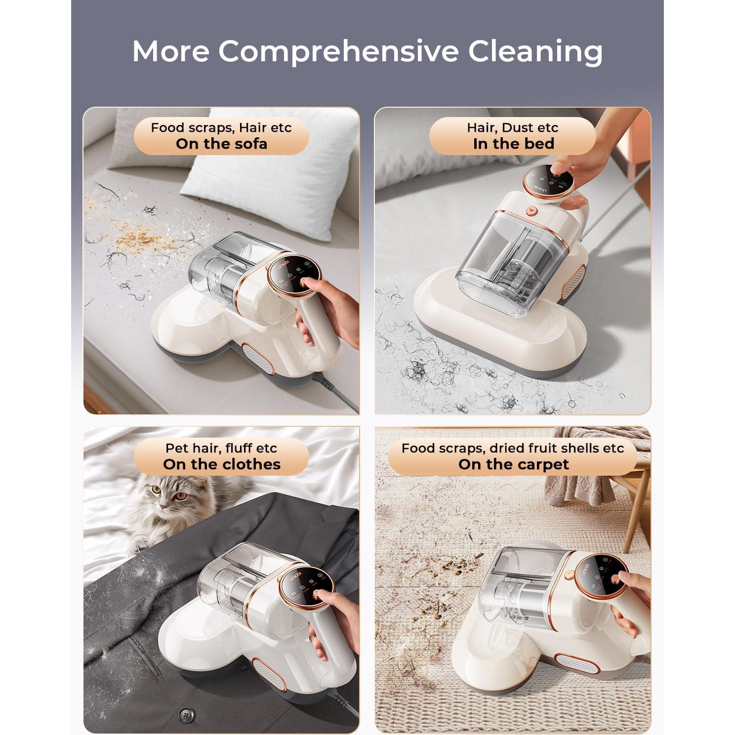 Limpiador de colchones JXG AXC-22AC55C 17000PA con luz UV-C