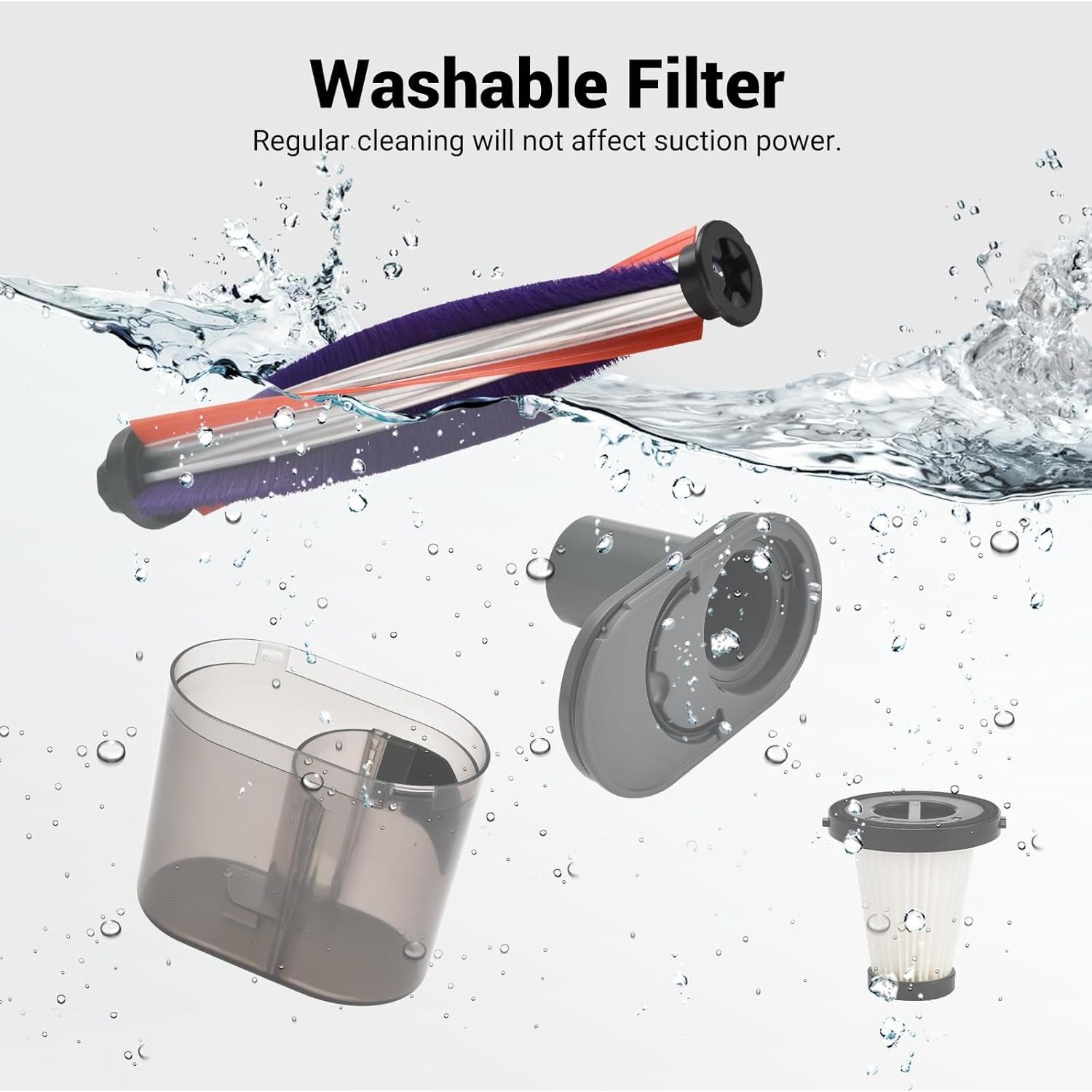 Aspiradora de Ventanas Inalámbrica Dizikzo 3 en 1 con Rocío