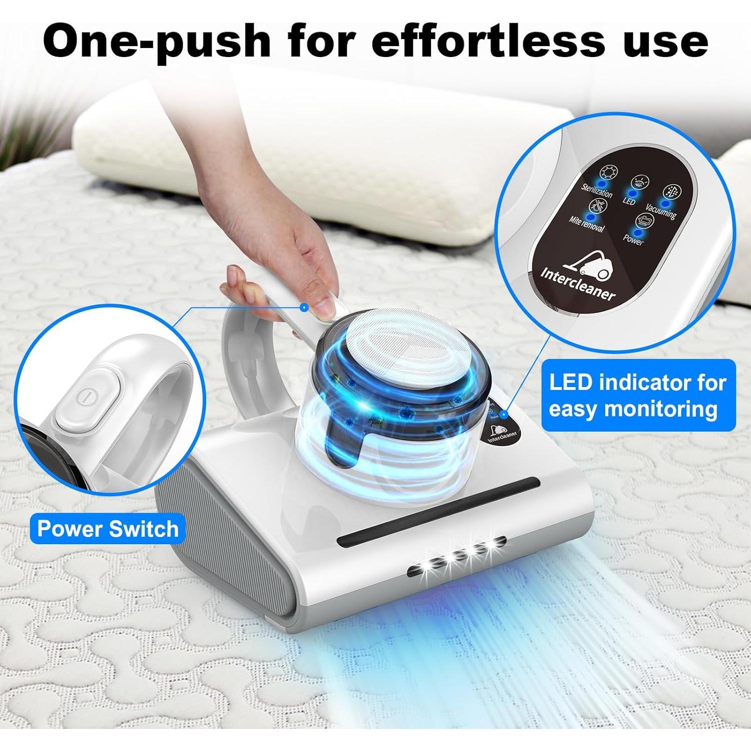 Aspiradora de Mano Intercleaner MC-631 con Luz UV-C 1.2kg