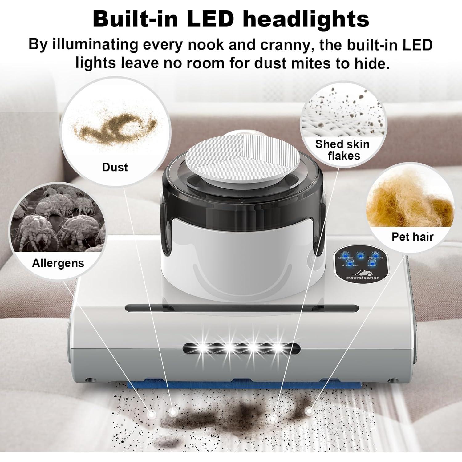 Aspiradora de Mano Intercleaner MC-631 con Luz UV-C 1.2kg