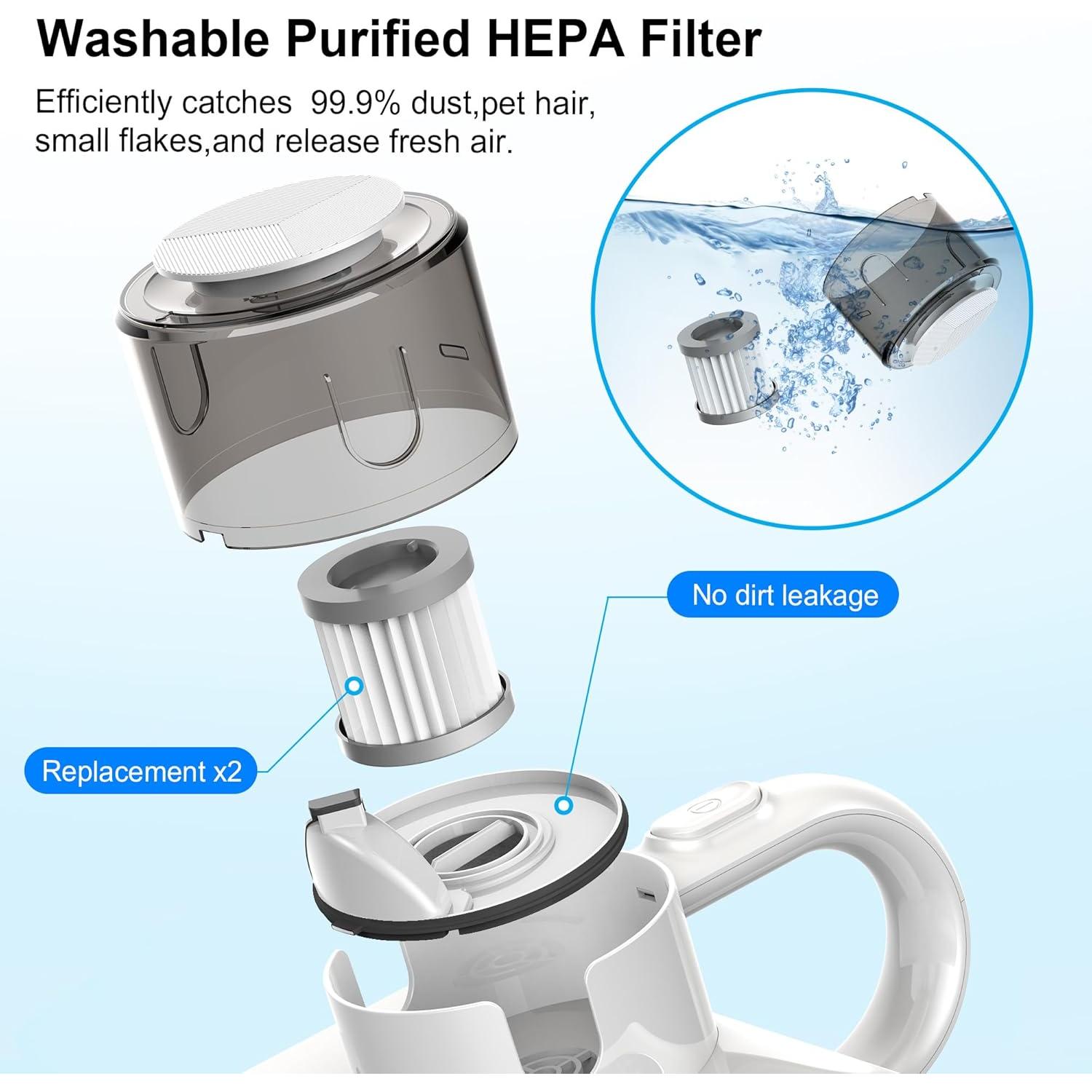 Aspiradora de Mano Intercleaner MC-631 con Luz UV-C 1.2kg