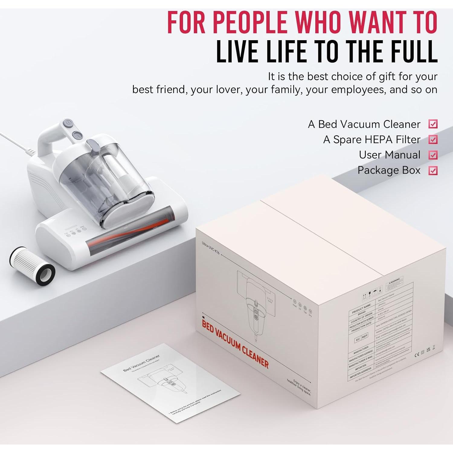 Limpiador de Colchones JPHYLL Ultra-UVC-K16 600W HEPA