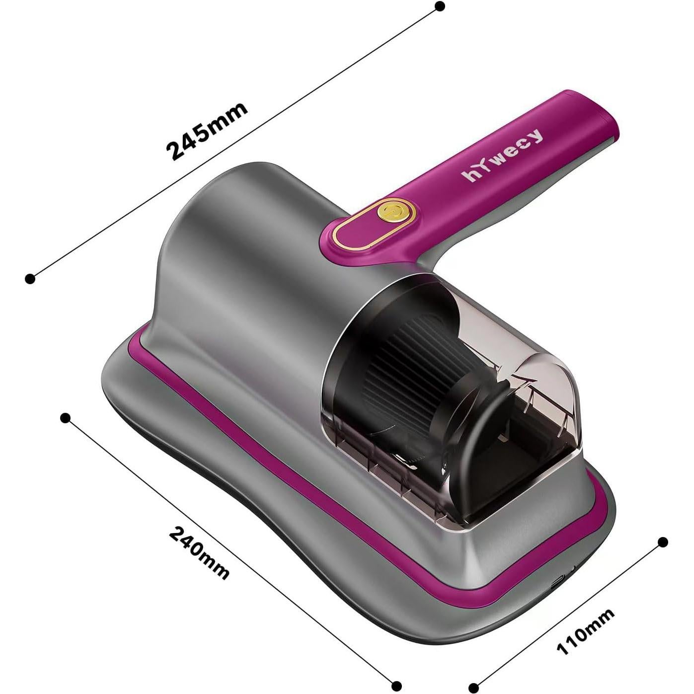 Aspiradora de Cama Inalámbrica hYwecy HC-11 con Luz UV
