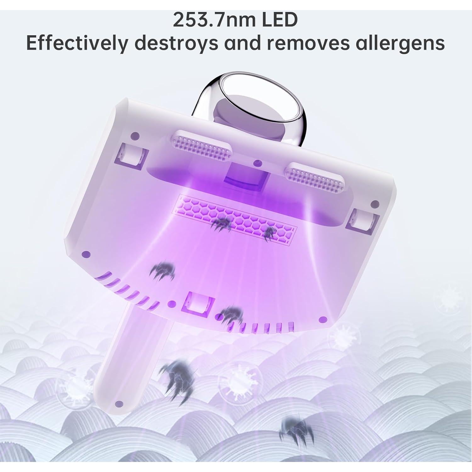 Aspiradora de Colchones PZCC Q1 Inalámbrica con Filtro HEPA