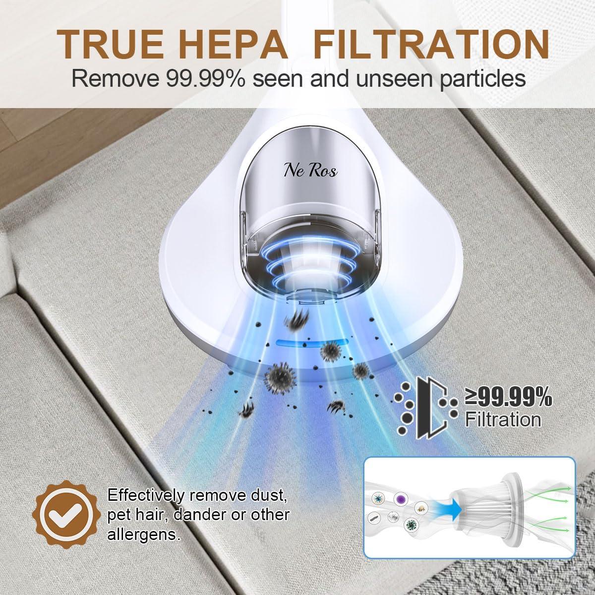 Aspiradora de Colchones Ne Ros N-HV0003 con Luz UV-C 300W