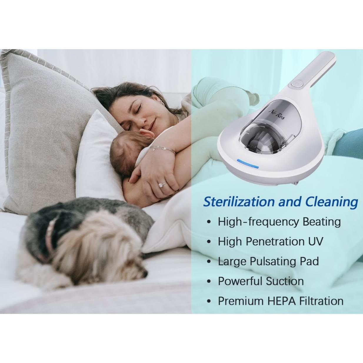 Aspiradora de Colchones Ne Ros N-HV0003 con Luz UV-C 300W