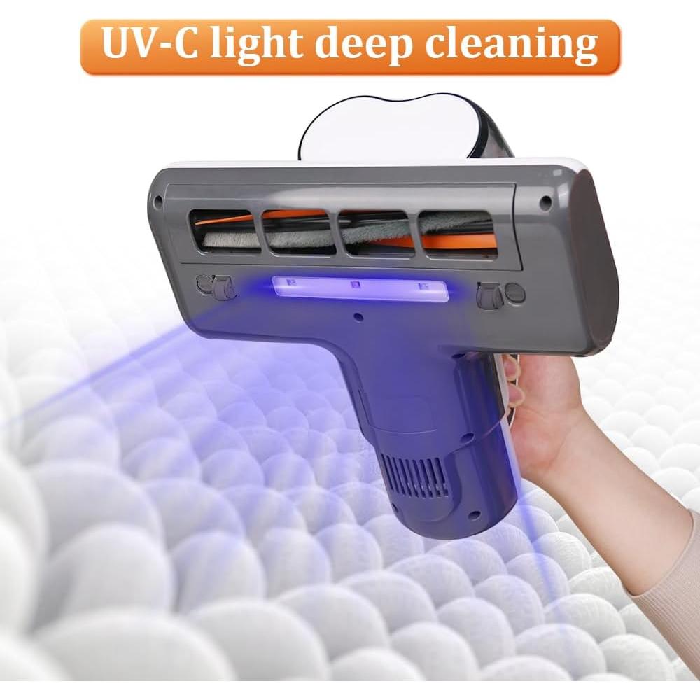 Aspiradora de Colchón Laymi UV810 450W con Luz UV-C y Filtro HEPA