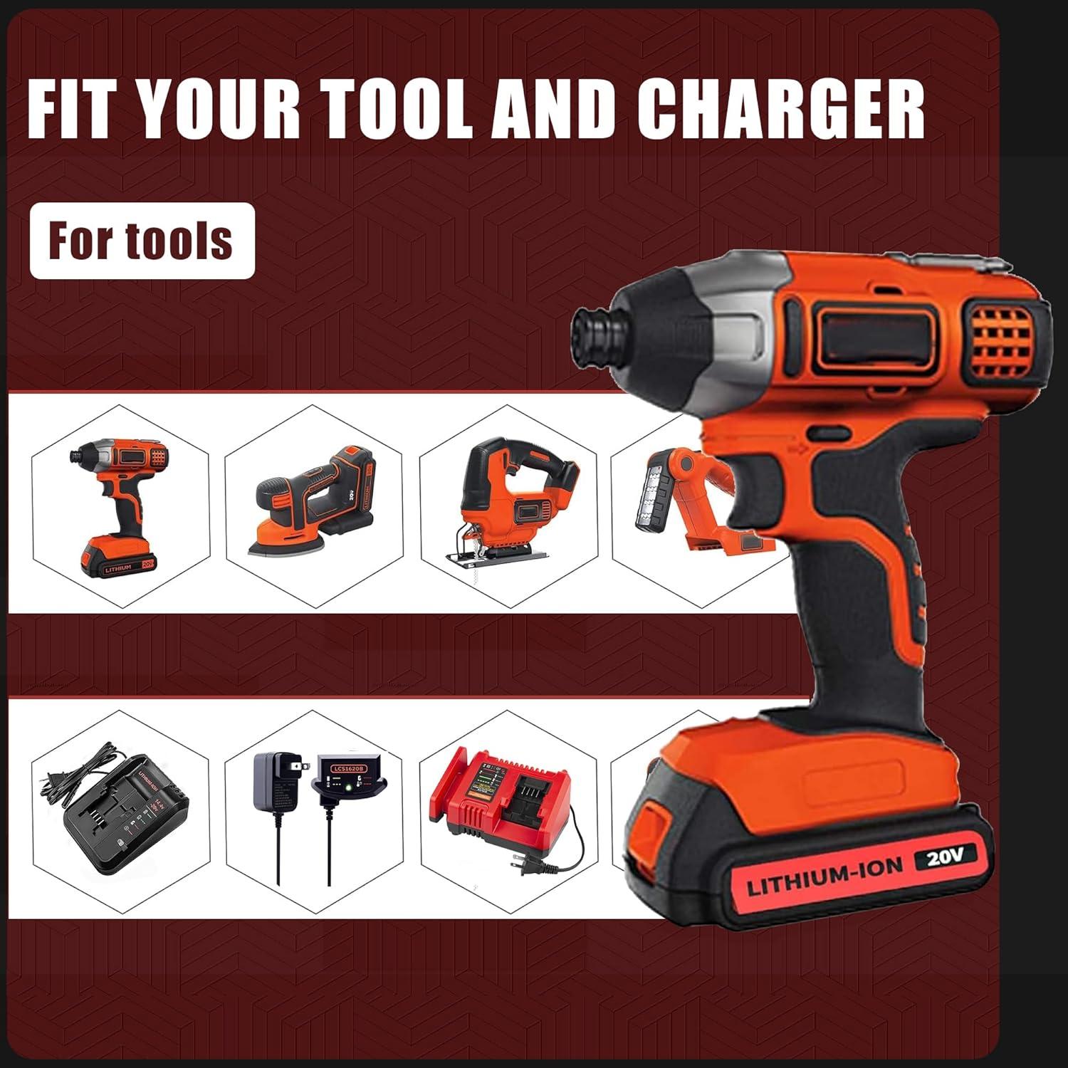 Paquete 2 Baterías 3.8Ah Black & Decker 20V Litio