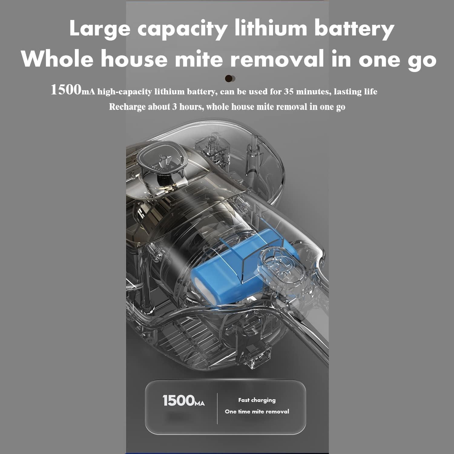 Aspiradora de Mano Inalámbrica AZHZOLSK 120W HEPA Con Pat