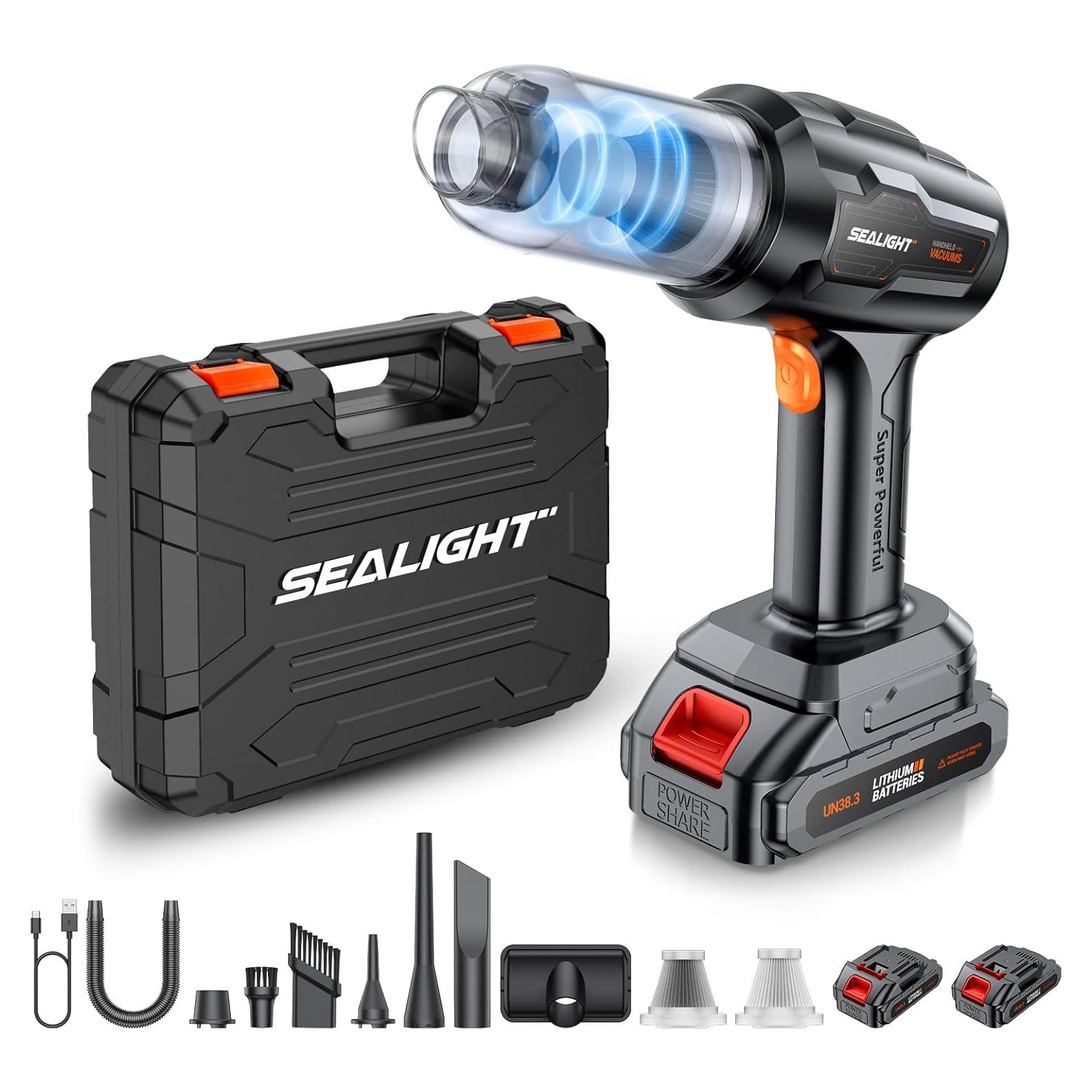 Aspiradora Portátil Sin Cable SEALIGHT X1 Plus 120W 180ml