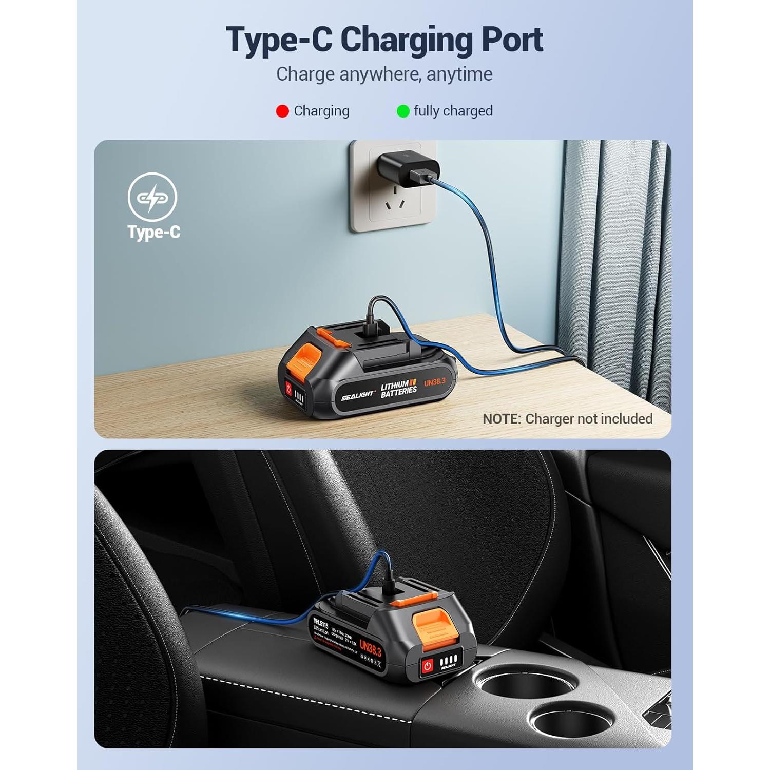 Aspiradora Portátil Sin Cable SEALIGHT X1 Plus 120W 180ml