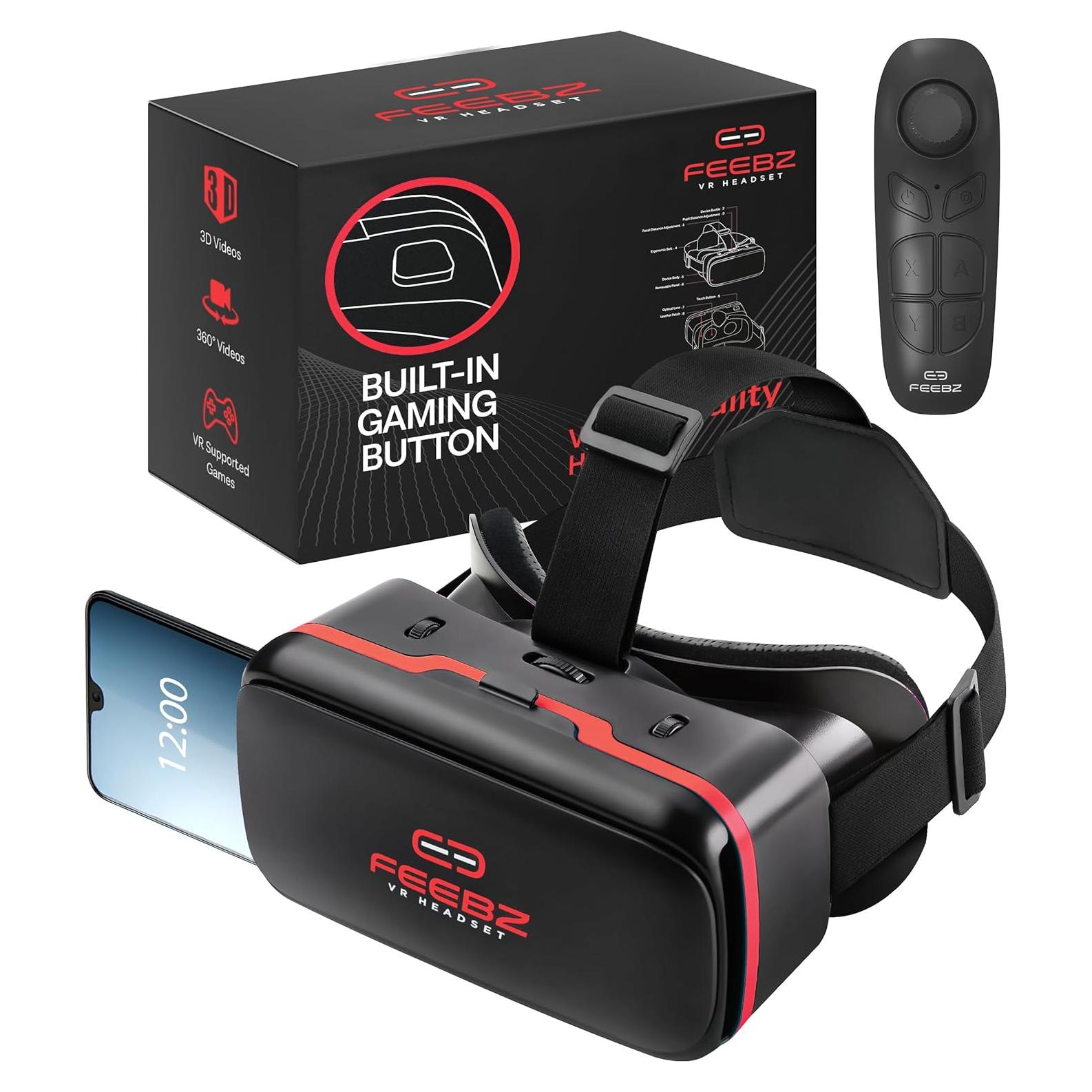 Gafas de Realidad Virtual FEEBZ 2.0 para Niños - iPhone y Android