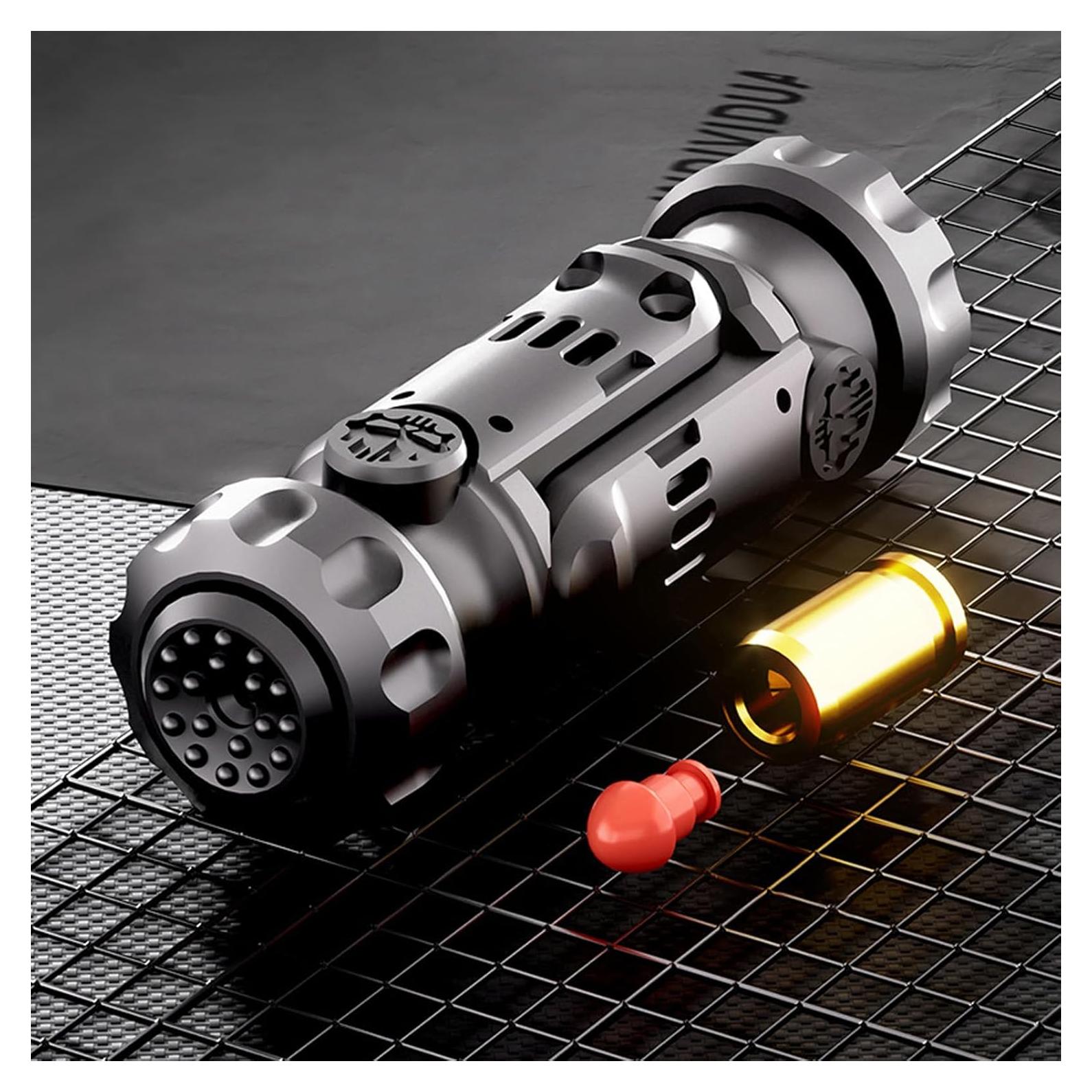 Juguete Antiestrés de Metal HLCP - Spinner EDC Negro