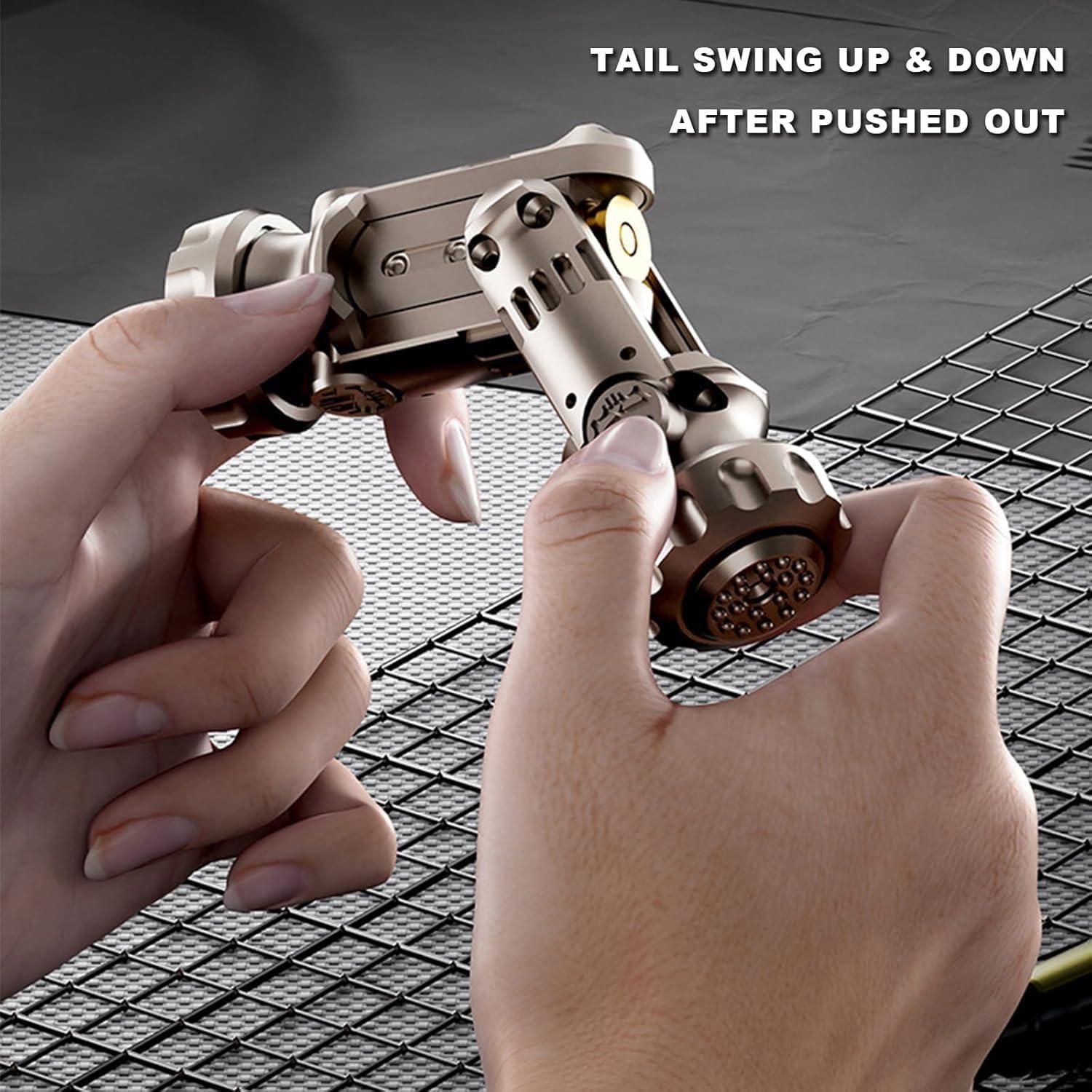 Juguete Antiestrés de Metal HLCP - Spinner EDC Negro