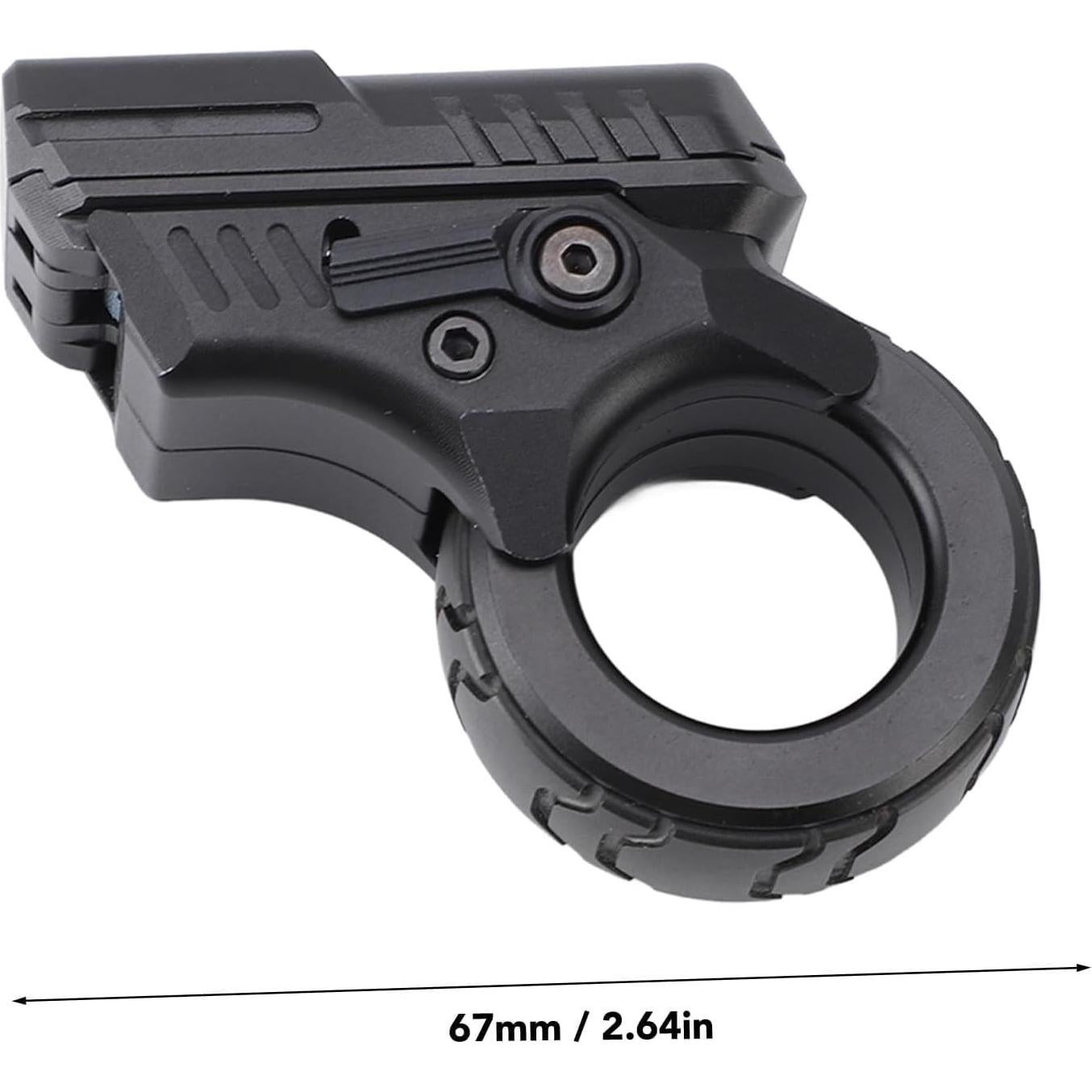 Fidget Gun Slider, Ratchet Finger Fidget, Fingertip Toy Gun Adult Fidgety Anxiety Sufferers Stress Relief Cool Easter Gift Toy for Over 8 Years Old