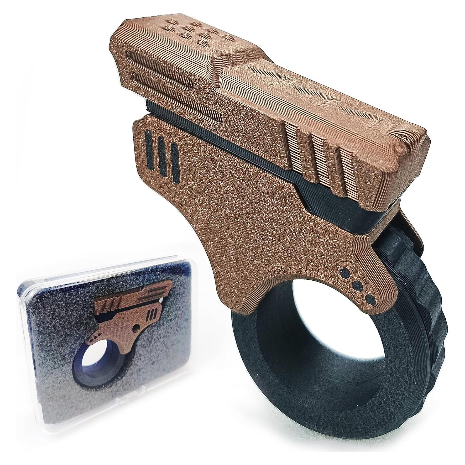 Deslizador Fidget Gun Ography 3D Alivio Estrés 6.99x5.99cm