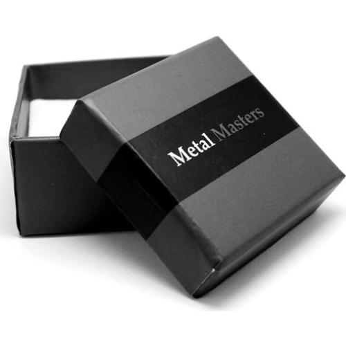 Anillo giratorio de acero inoxidable negro 8MM Metal Masters