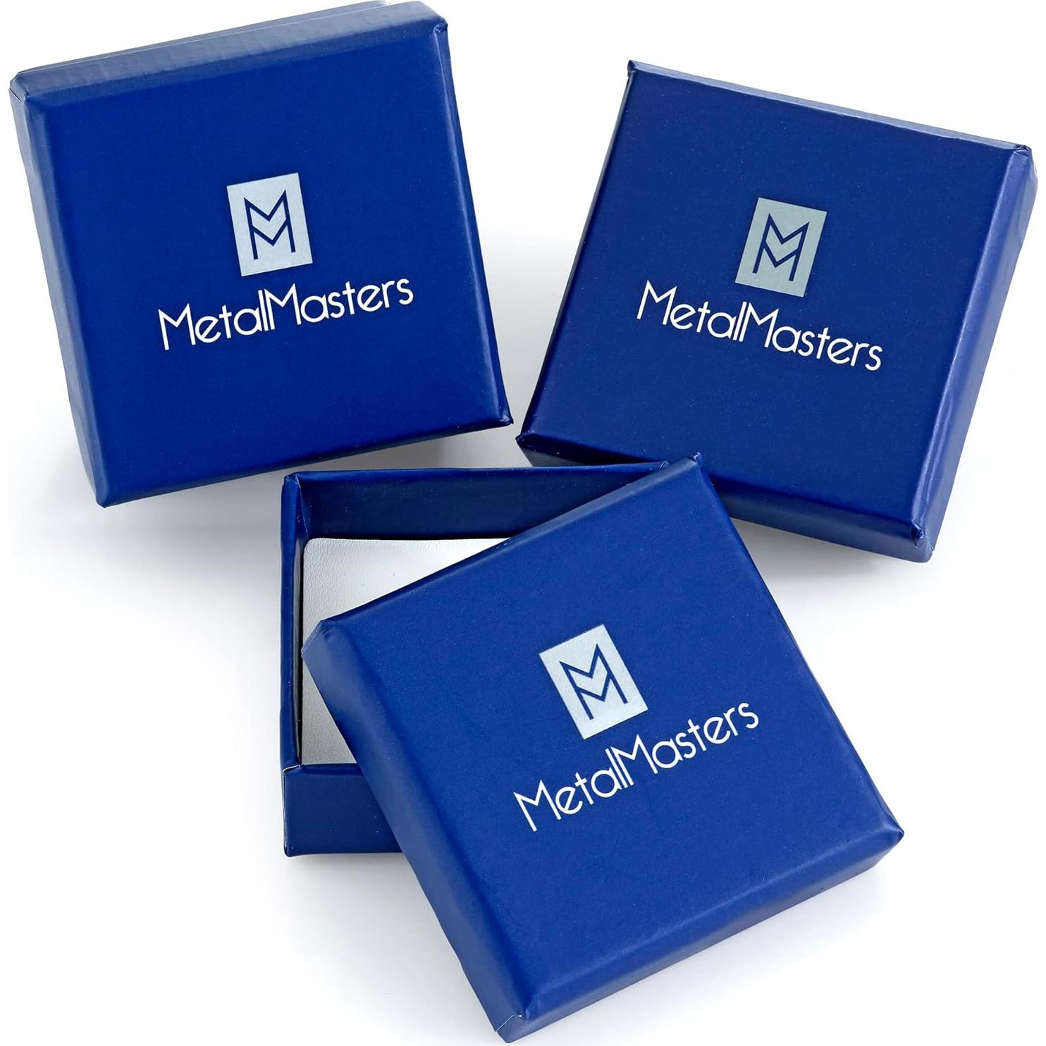 Anillo giratorio de acero inoxidable negro 8MM Metal Masters