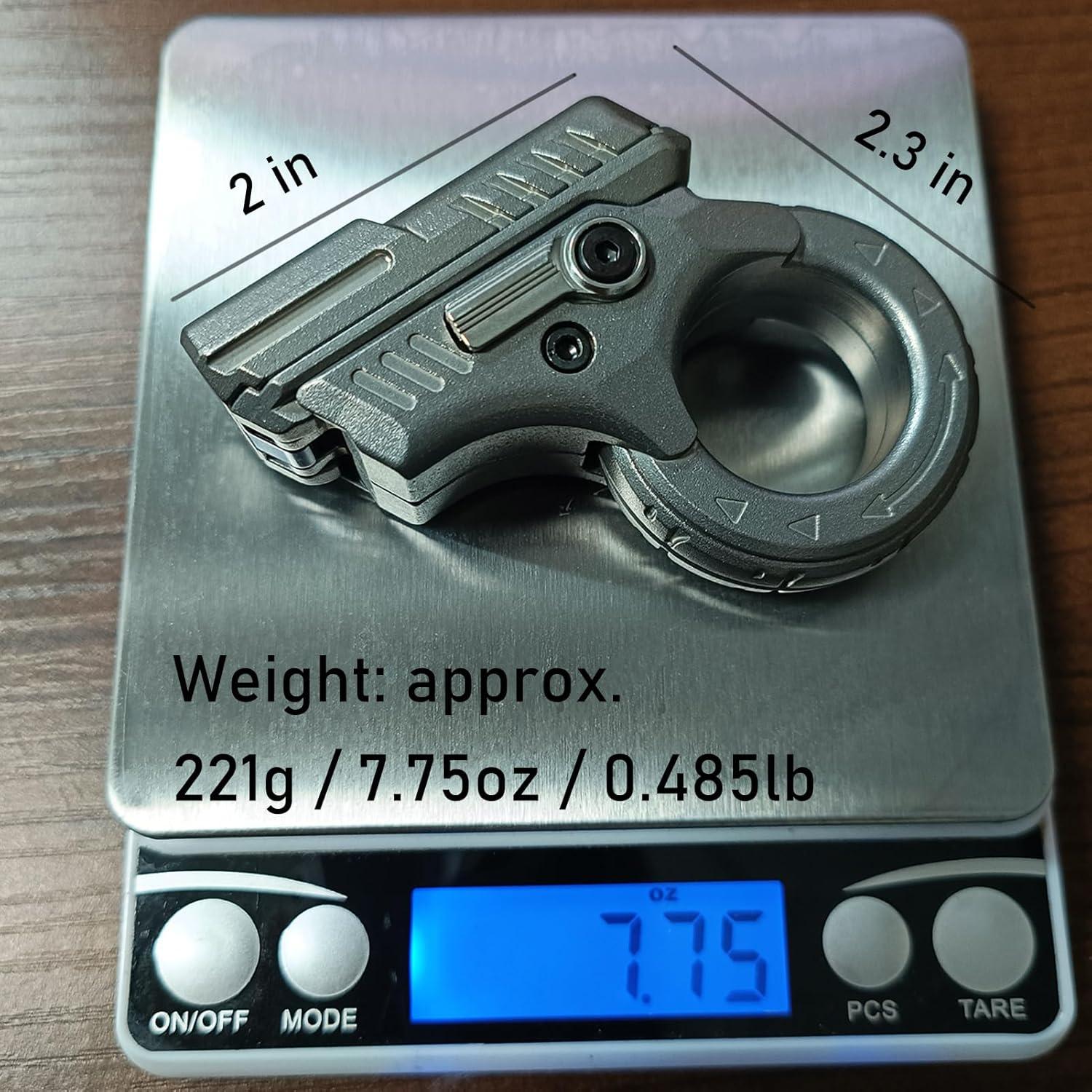 Deslizador de Fidget Ography Acero Inoxidable Alivio Estrés