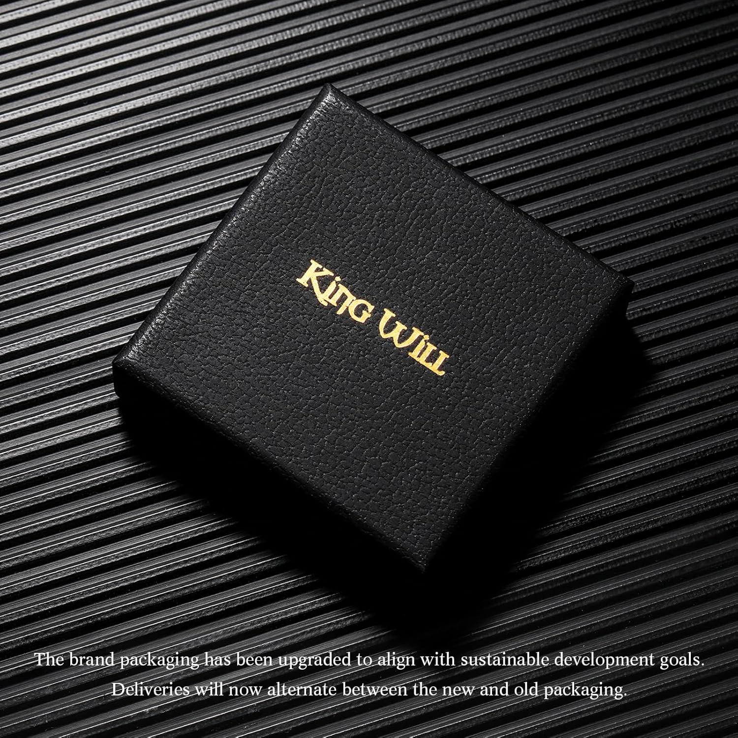 Anillo Giratorio de Acero Inoxidable King Will 8mm Talla 4-14