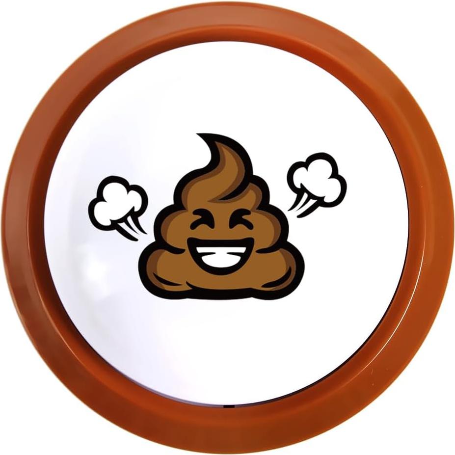 Botón de Caca Talkie Toys - 20 Sonidos Divertidos - Baterías Incluidas