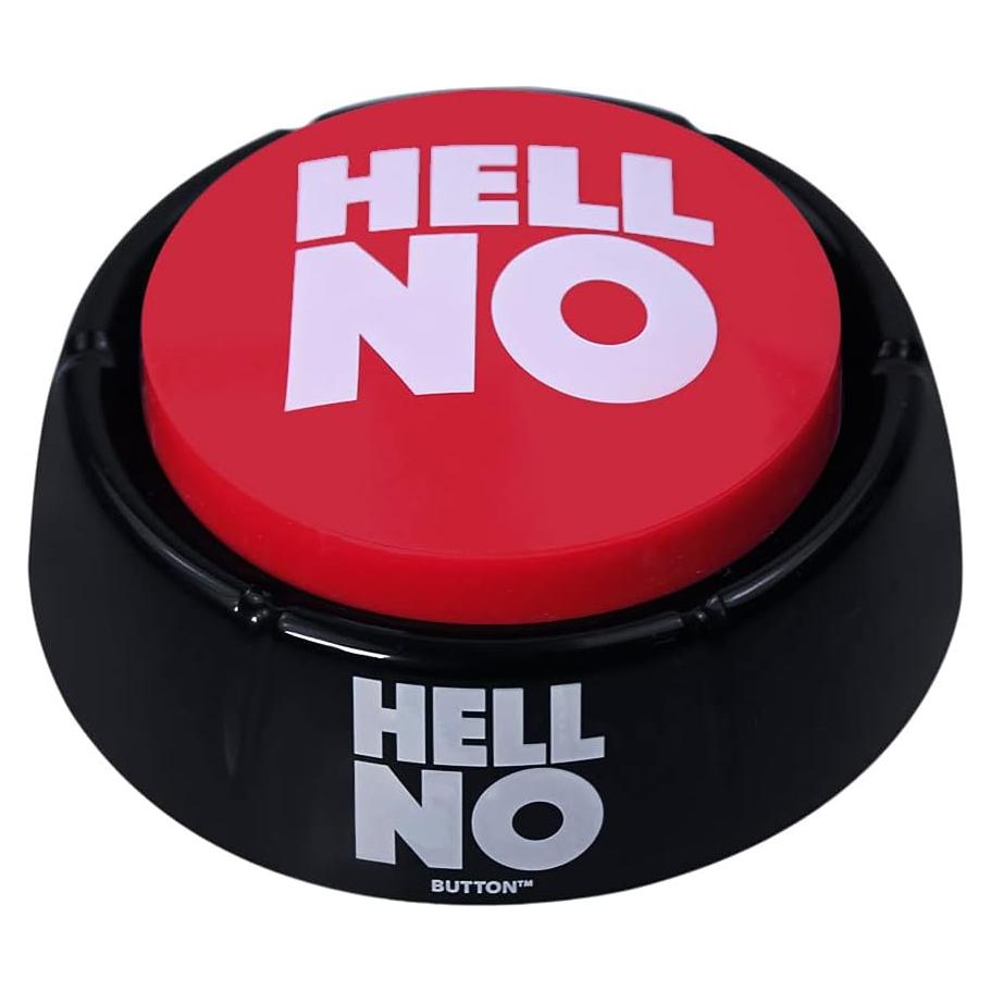 Botón Hell No Talkie Toys - Juguete Hablante Divertido