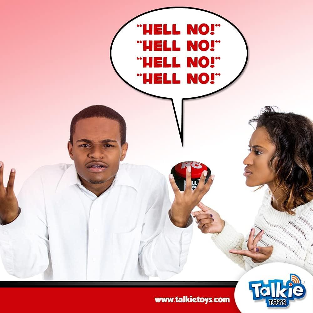 Botón Hell No Talkie Toys - Juguete Hablante Divertido