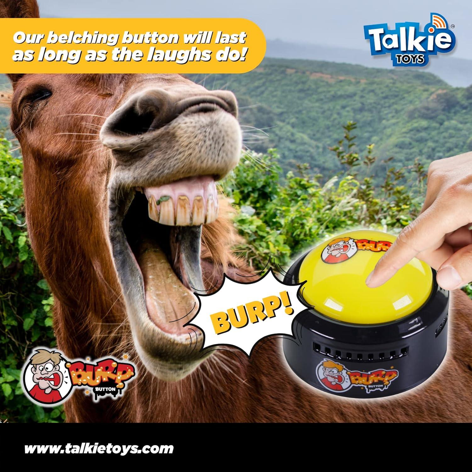 Botón de Eructo Talkie Toys - 20 Sonidos Divertidos