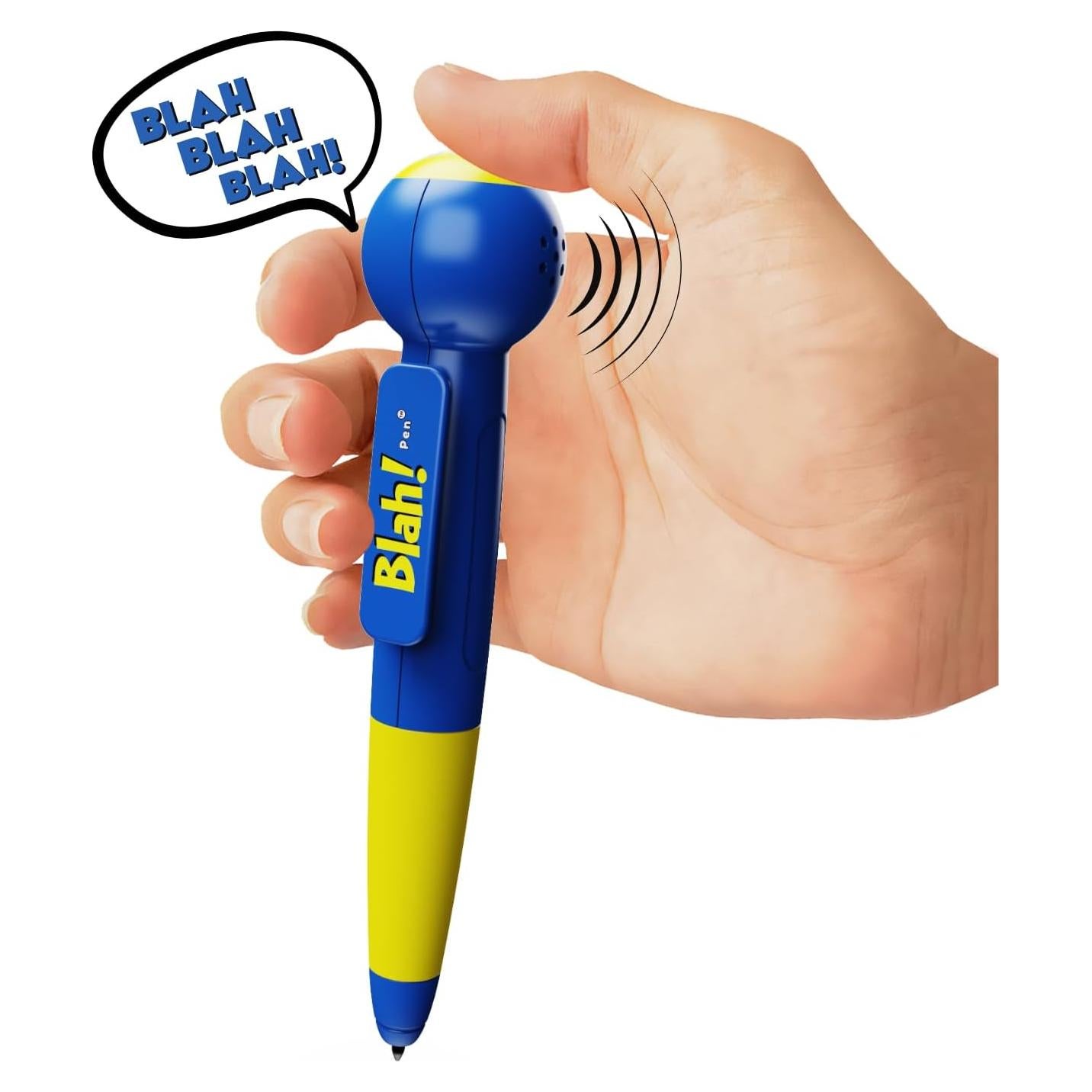 Bolígrafo Hablante Talkie Toys - 12 Frases Divertidas Azul