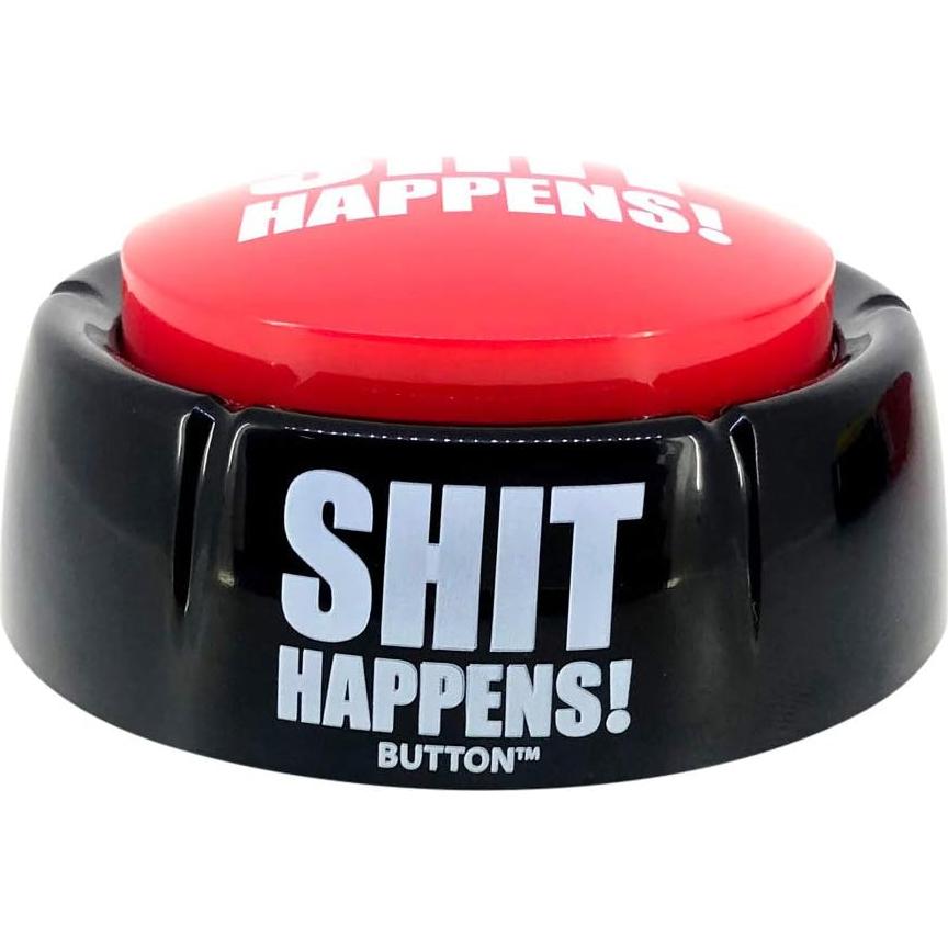 Botón de Broma Shit Happens Talkie Toys - 8 Frases Divertidas