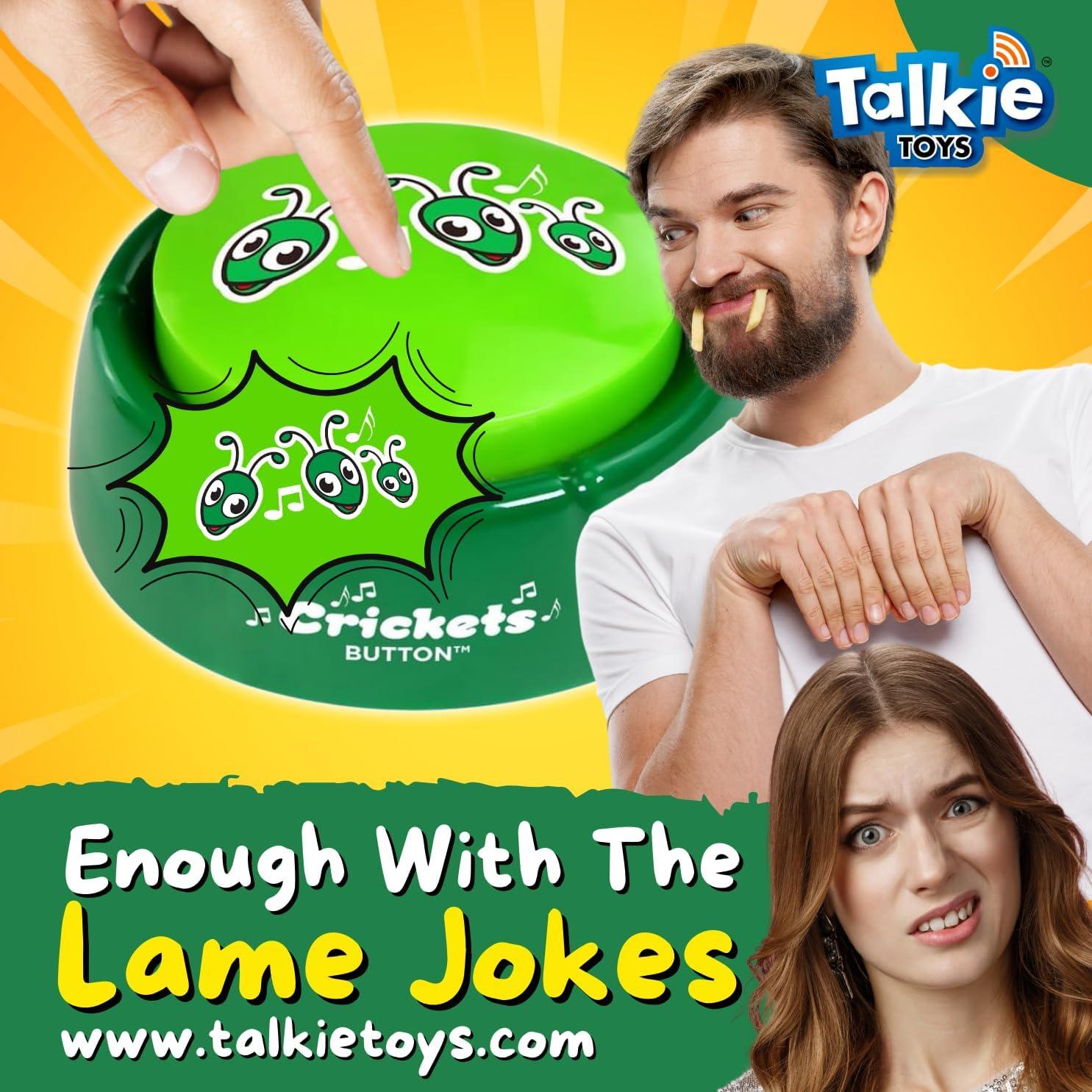 Botón de Sonido de Chirridos de Grillos Talkie Toys - Alivio del Estrés