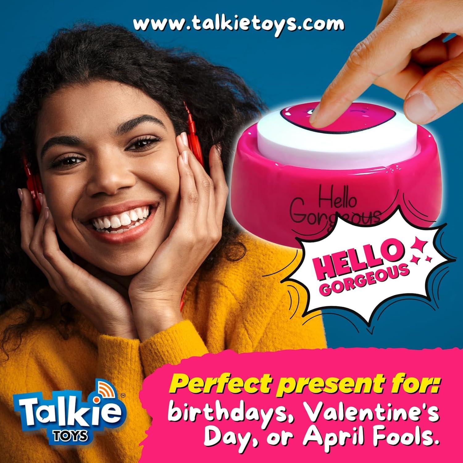Botón de Sonido Hola Preciosa Talkie Toys - Regalo Divertido