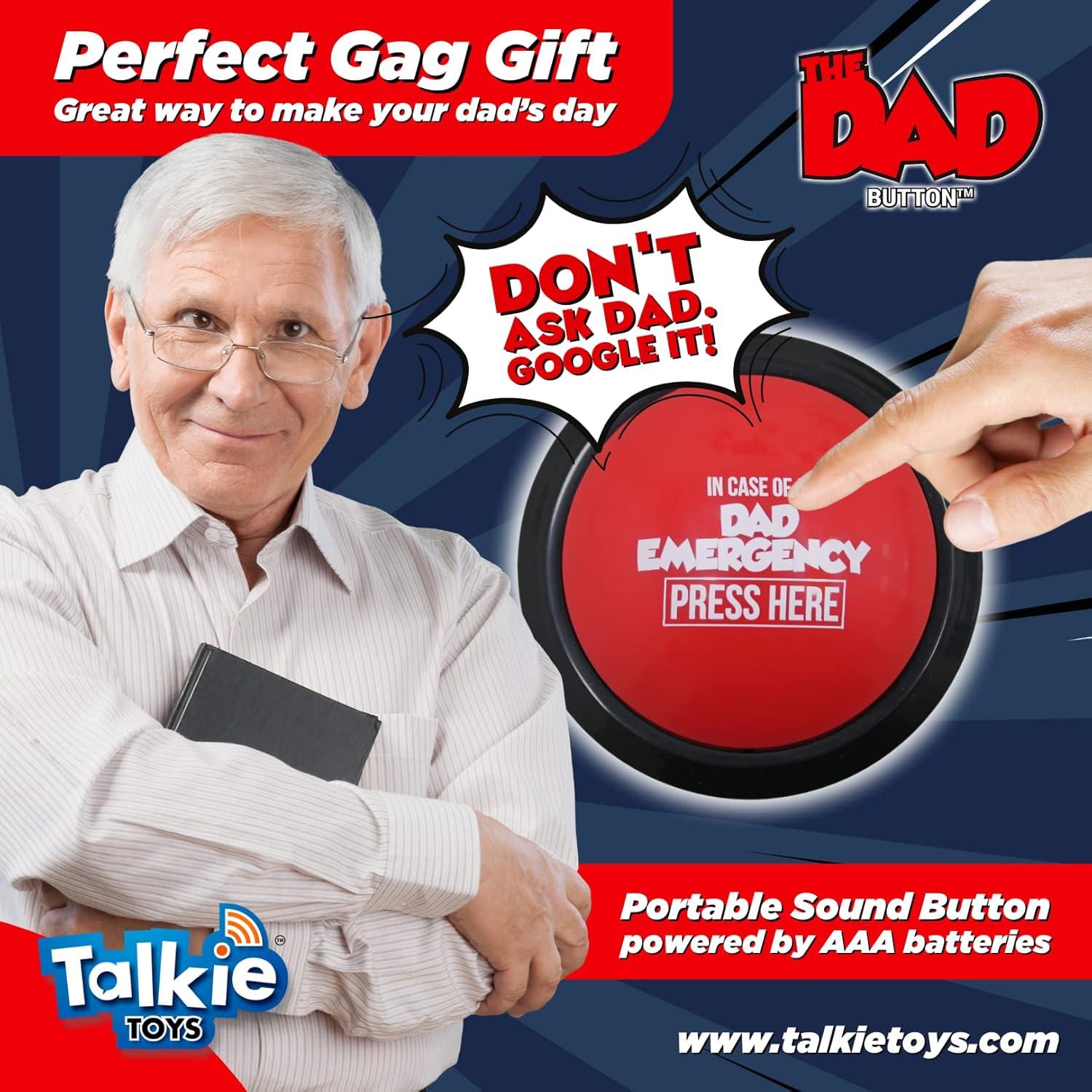 Botón Hablante Divertido Talkie Toys - Frases Graciosas para Papá