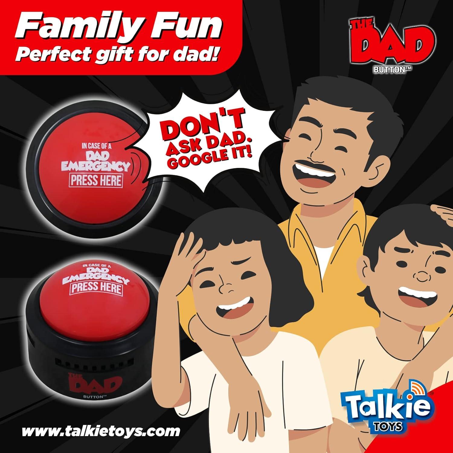 Botón Hablante Divertido Talkie Toys - Frases Graciosas para Papá