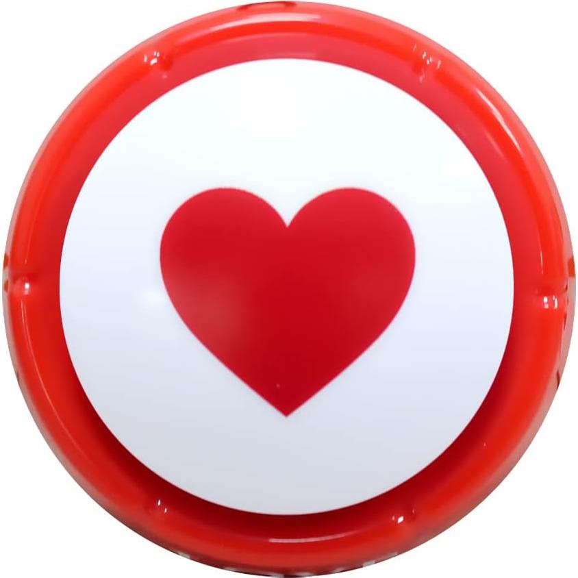 Botón de Amor Talkie Toys - Hablante con 10 Frases Divertidas