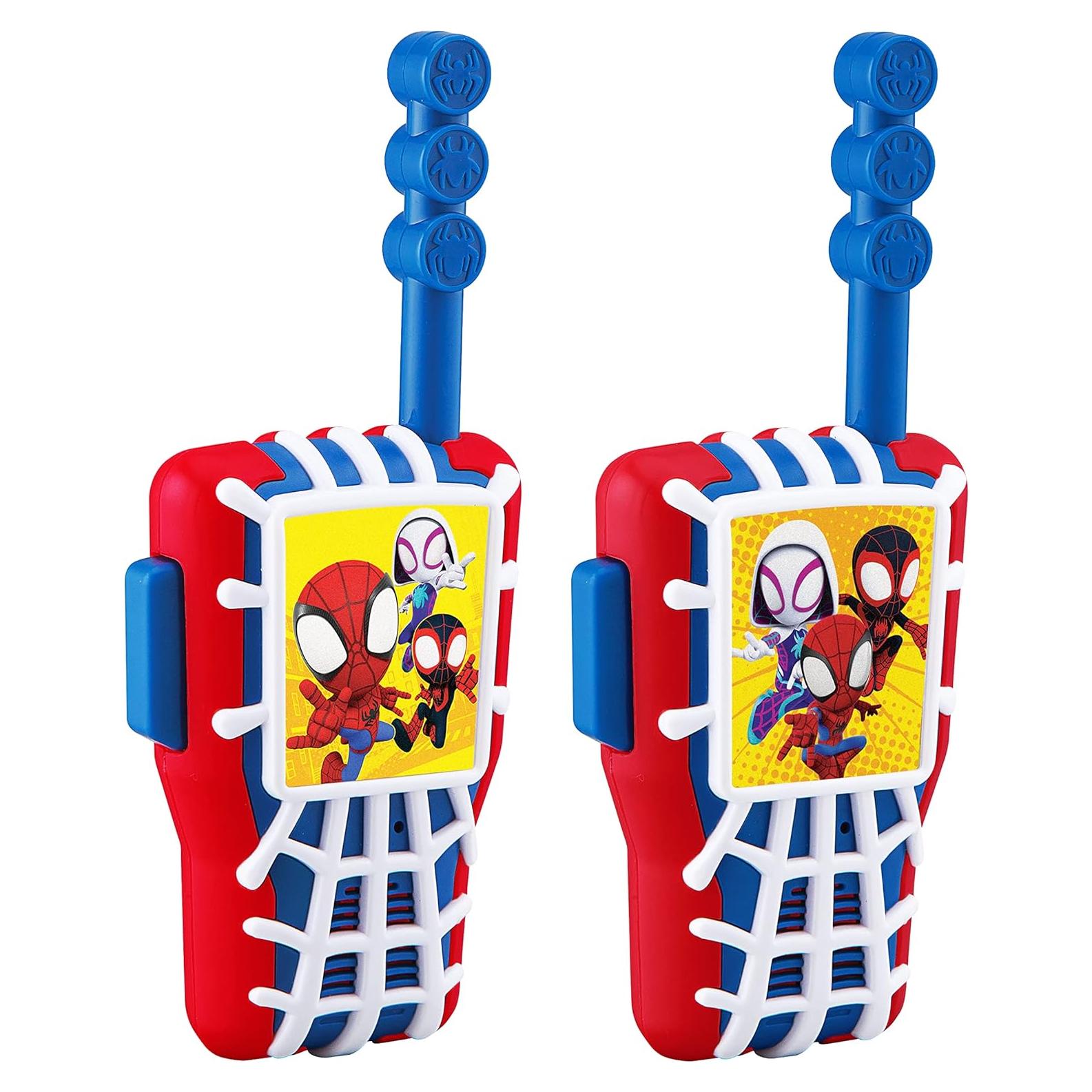 Walkie Talkies eKids Spidey para Niños - Radios de Dos Vías