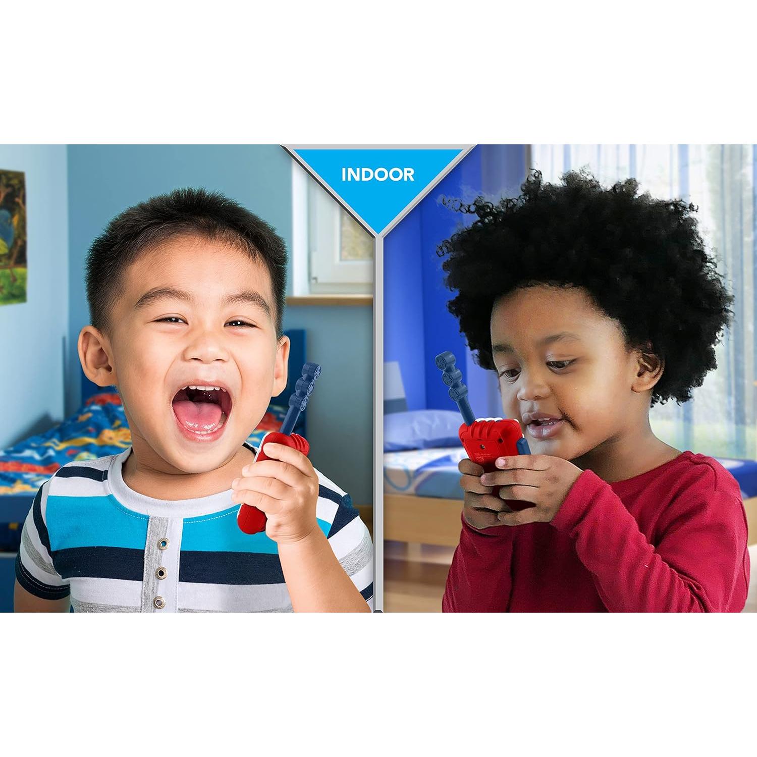 Walkie Talkies eKids Spidey para Niños - Radios de Dos Vías