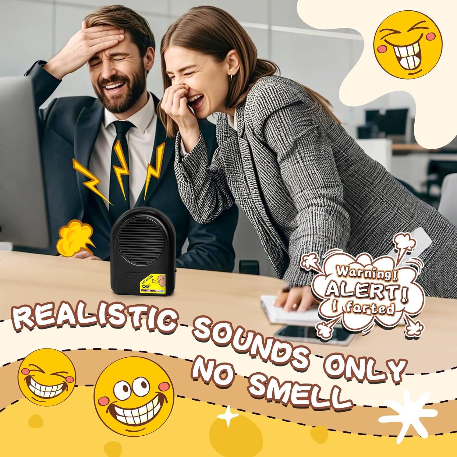 Máquina de Pedos Control Remoto TAABHBU - 50 Sonidos Divertidos