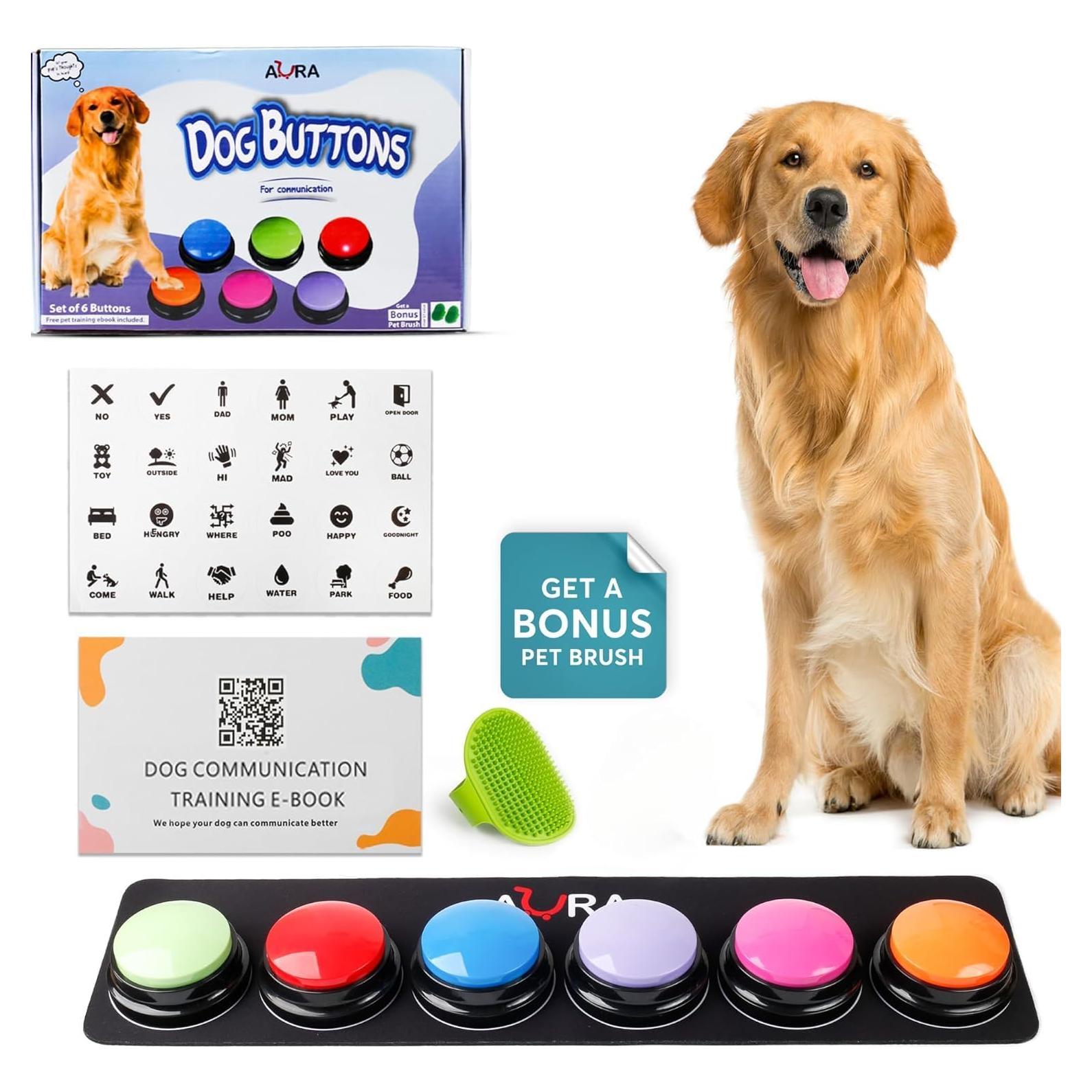 Botones de Comunicación para Perros A-URA 6 Piezas HD