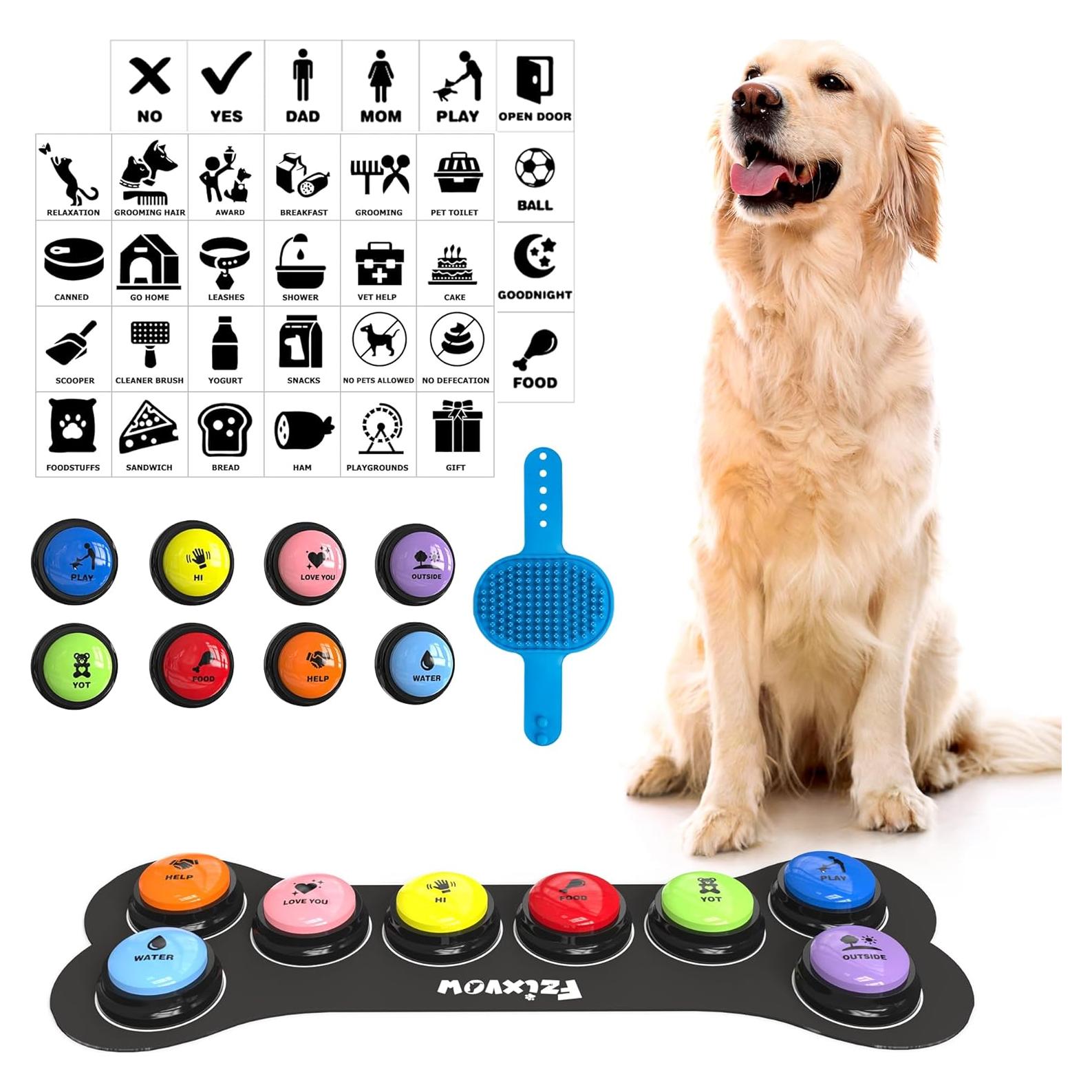 Botones de Comunicación para Perros Fzixvow - Paquete de 8